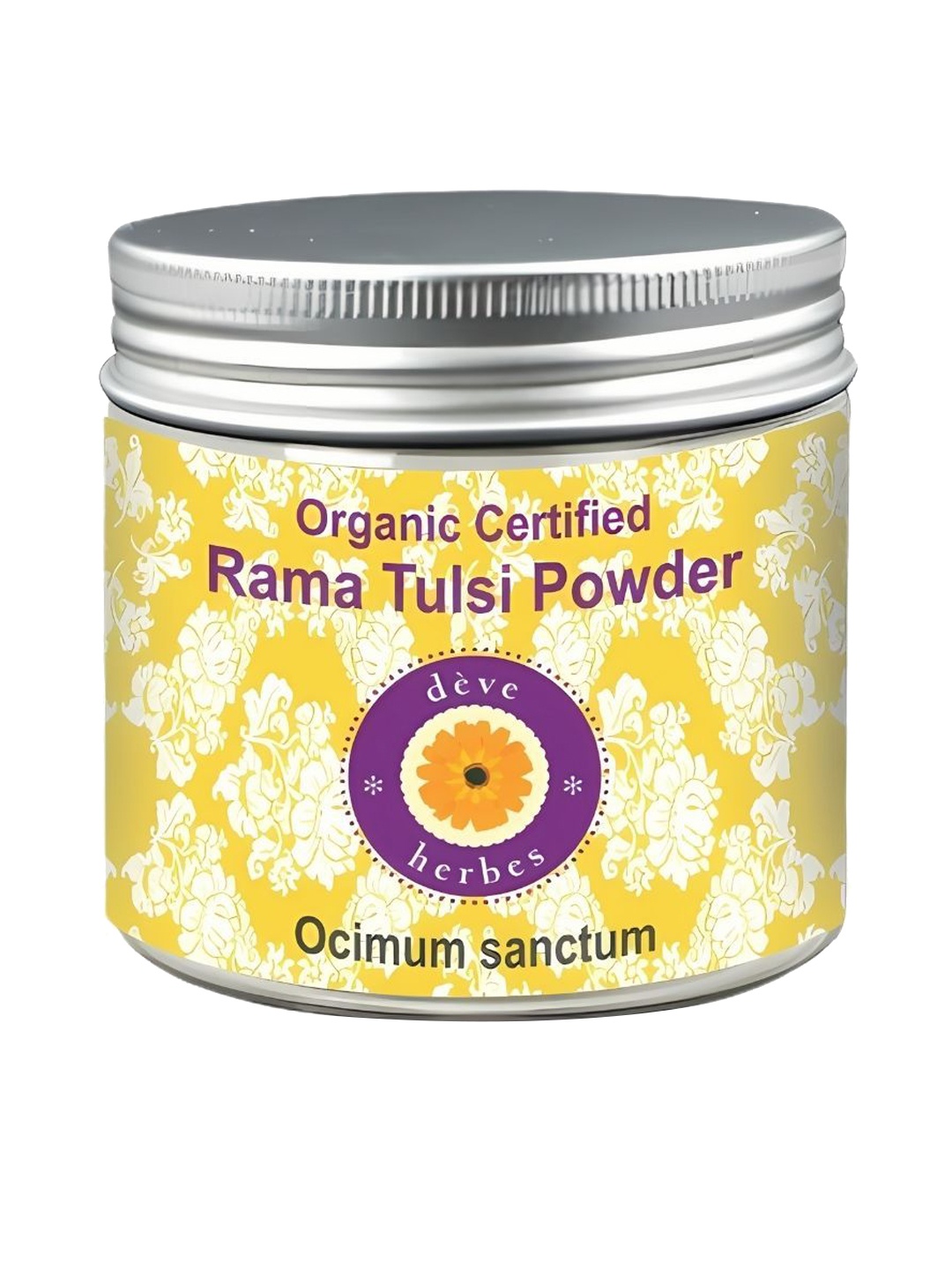 

Deve Herbes Organic Certified Pure Rama Tulsi Powder - 100ml, Brown