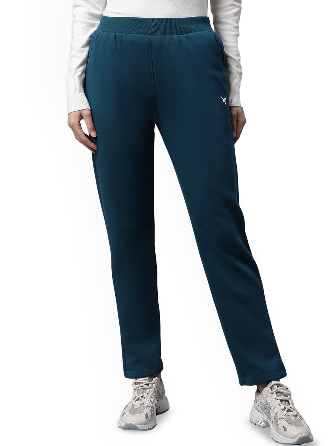 

Global Republic Women Mid-Rise Track Pants, Teal