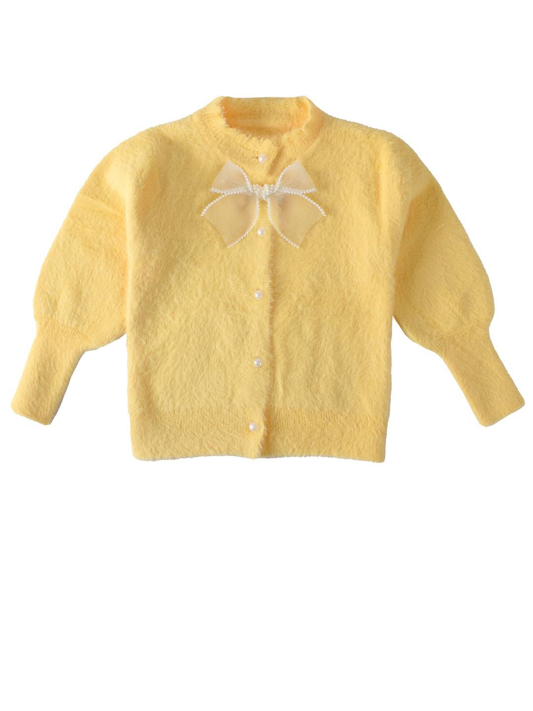 

Bold N Elegant Girls Cardigan, Yellow