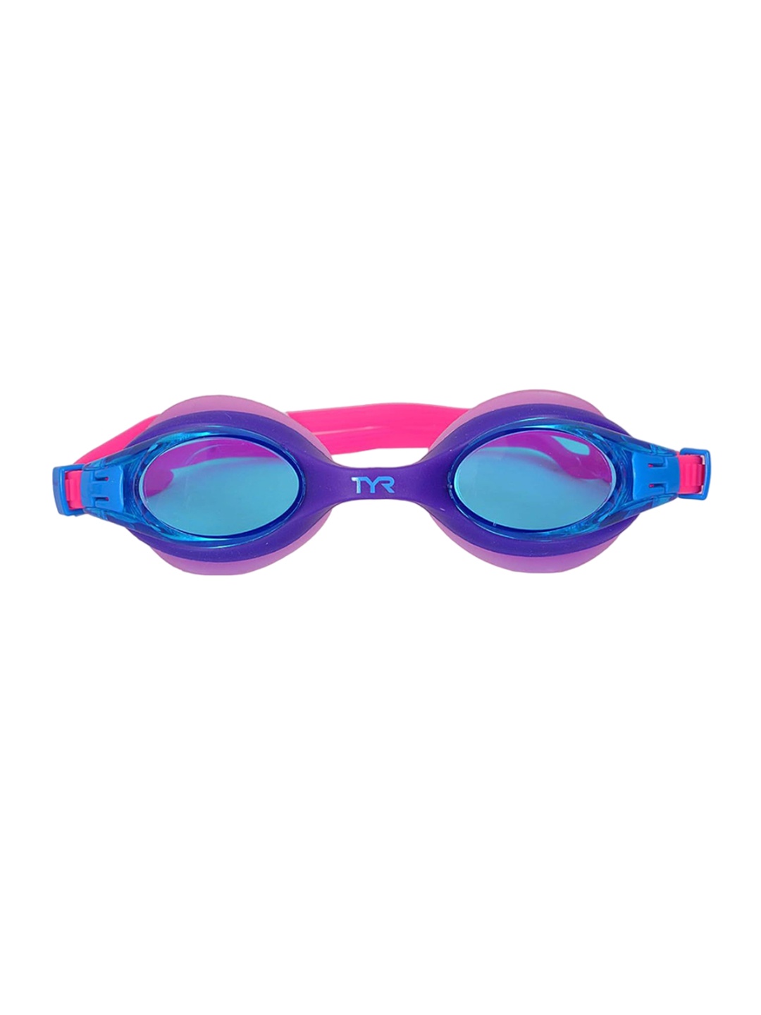 

TYR Blue & Purple Big Swimple Swim Goggles