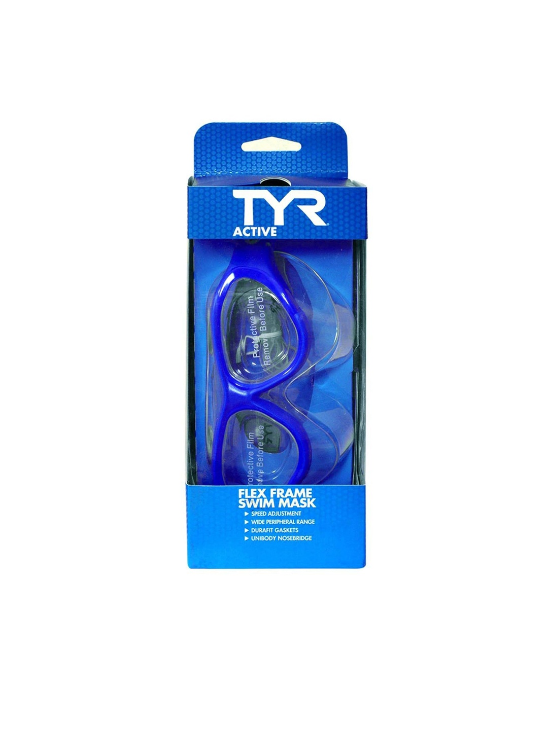 

TYR Flex Frame Swim Mask Swim Goggles, Blue