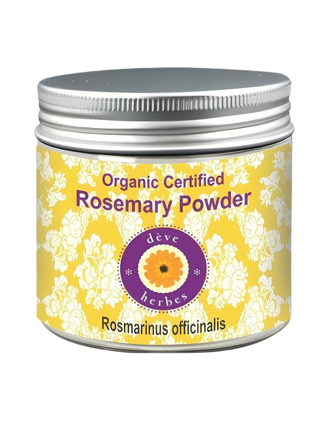 

Deve Herbes Organic Certified Rosemary Powder - 200ml, Brown