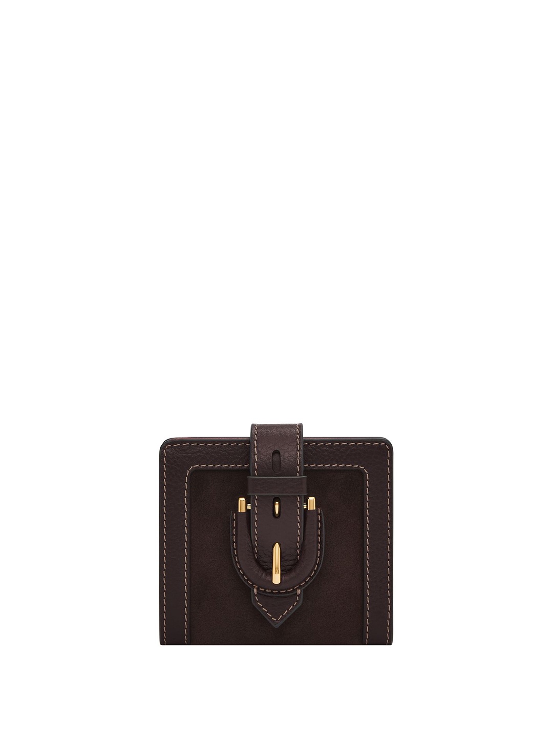 

Fossil Women Leather Two Fold Wallet, Brown