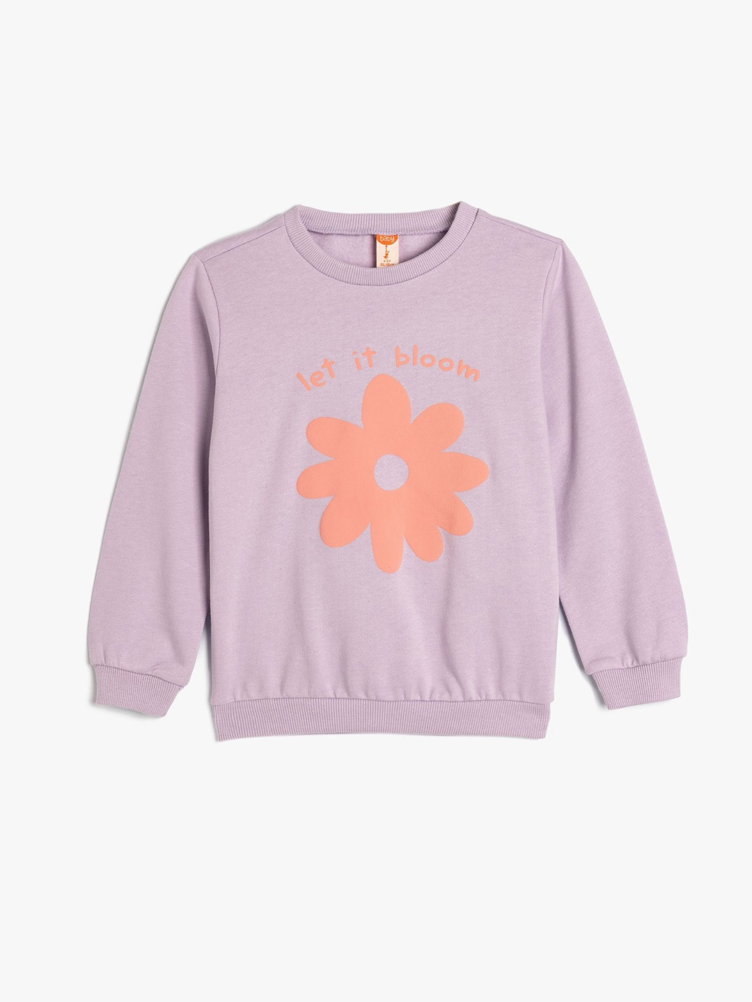 

Koton Girls Floral Printed Sweatshirt, Purple