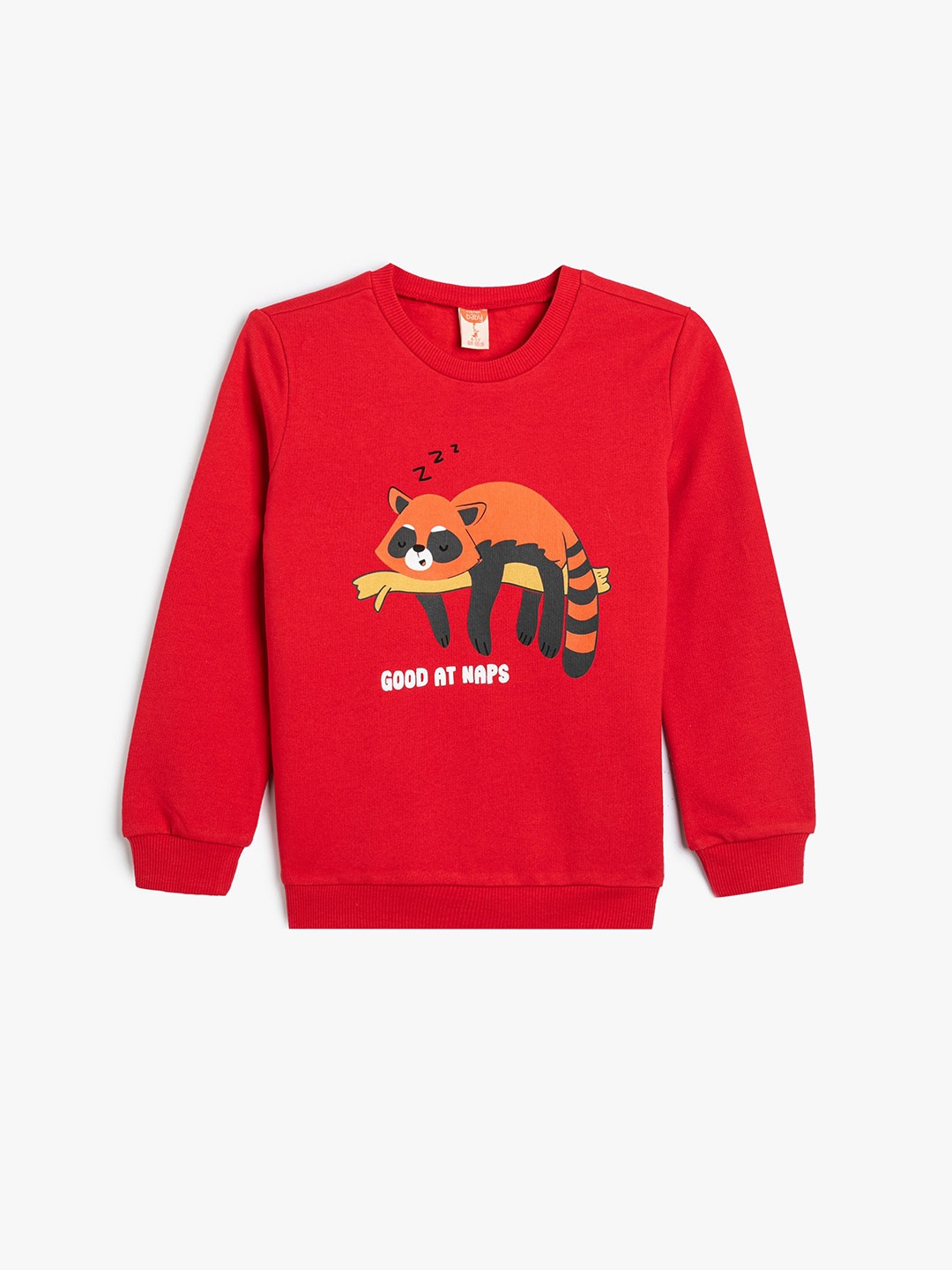 

Koton Boys Graphic Printed Sweatshirt, Red
