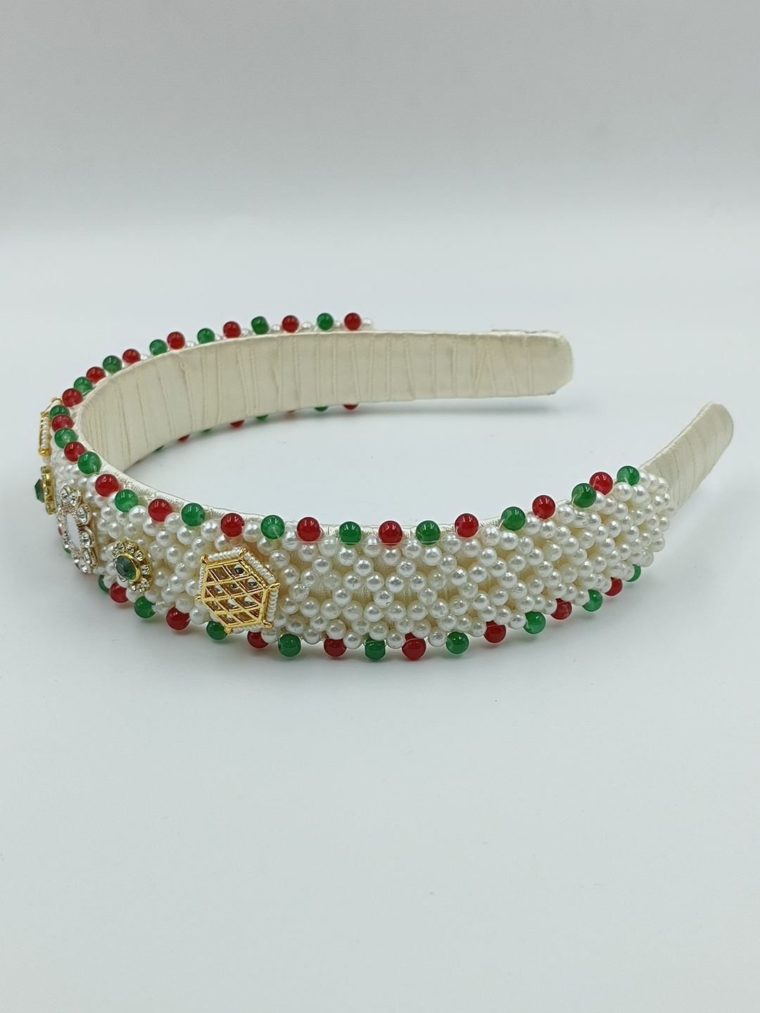 

Choko Girls Beaded Hairband, Off white