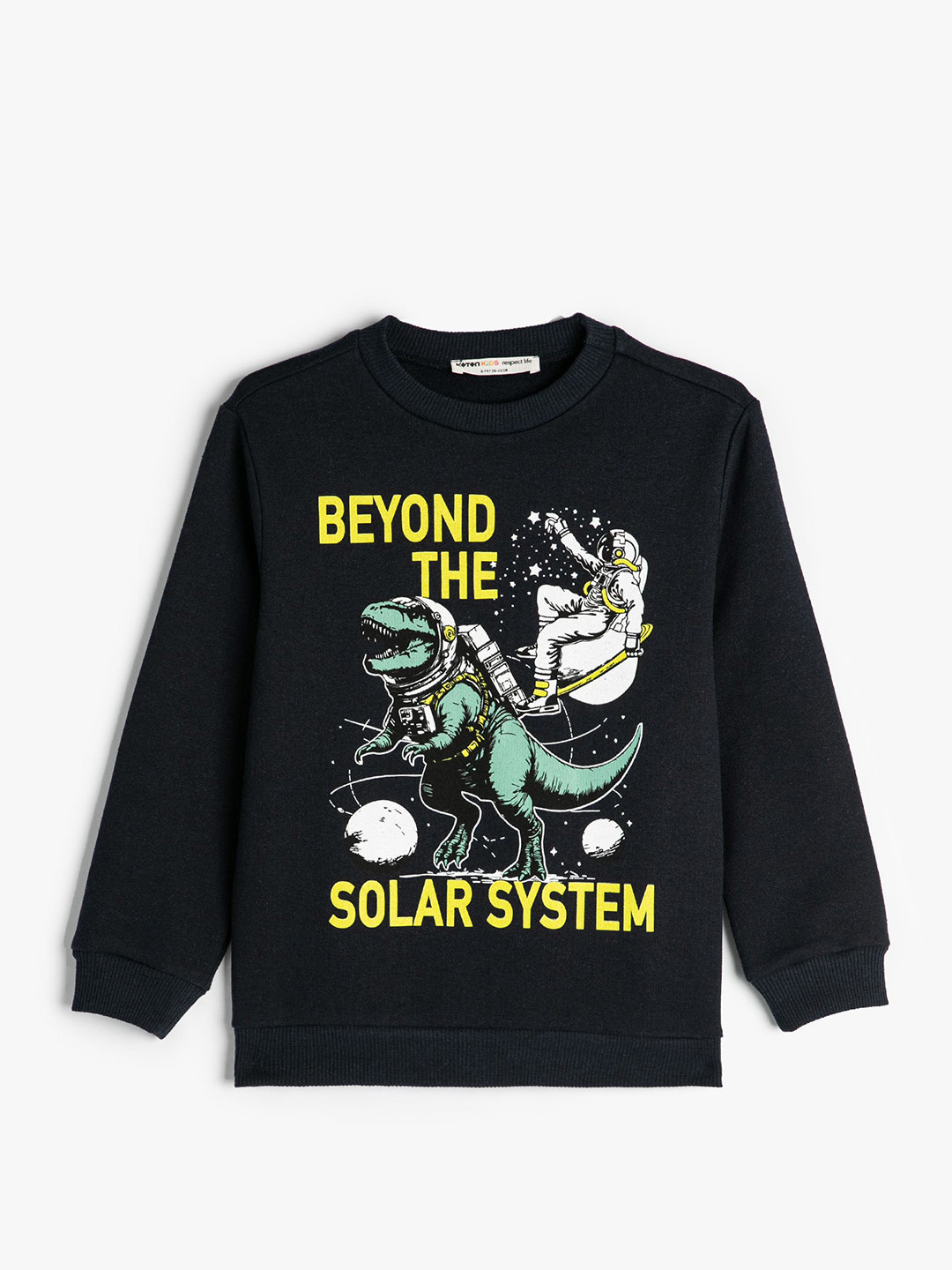 

Koton Boys Graphic Printed Sweatshirt, Navy blue