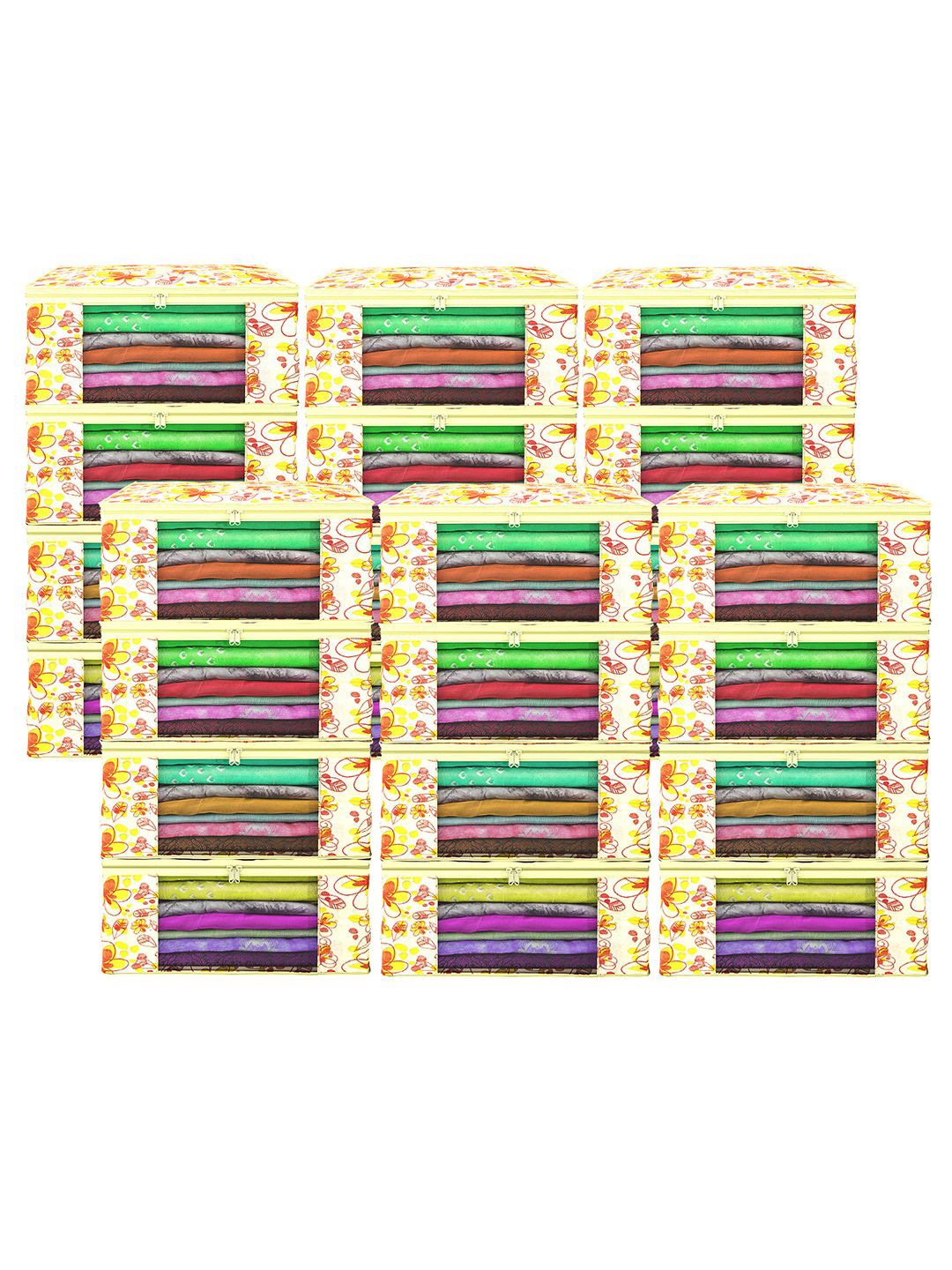 

Kuber Industries Cream-Coloured Set of 24 Regular Drawer Organiser Organisers