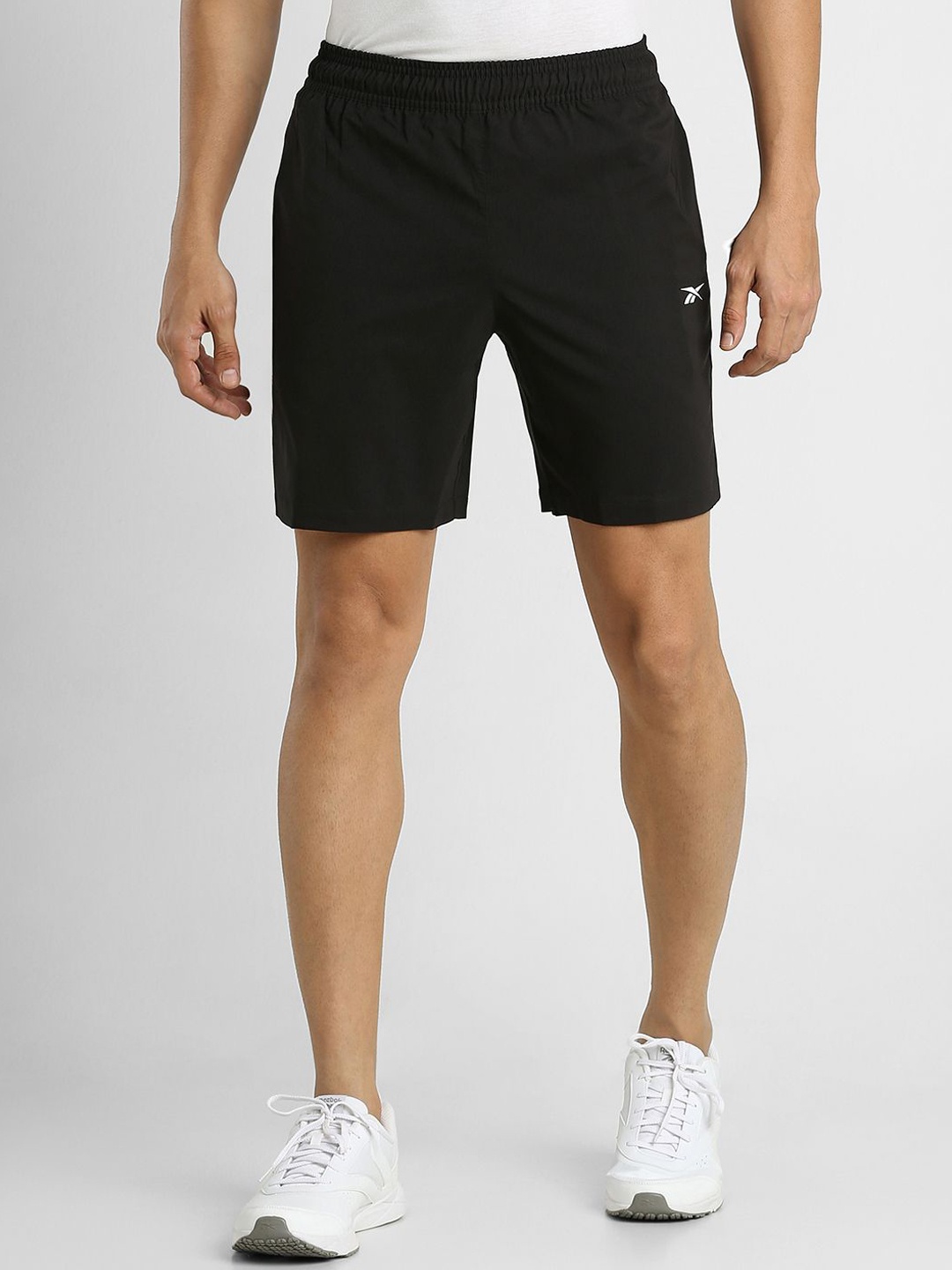 

Reebok Men Mid Rise Woven Shorts, Black