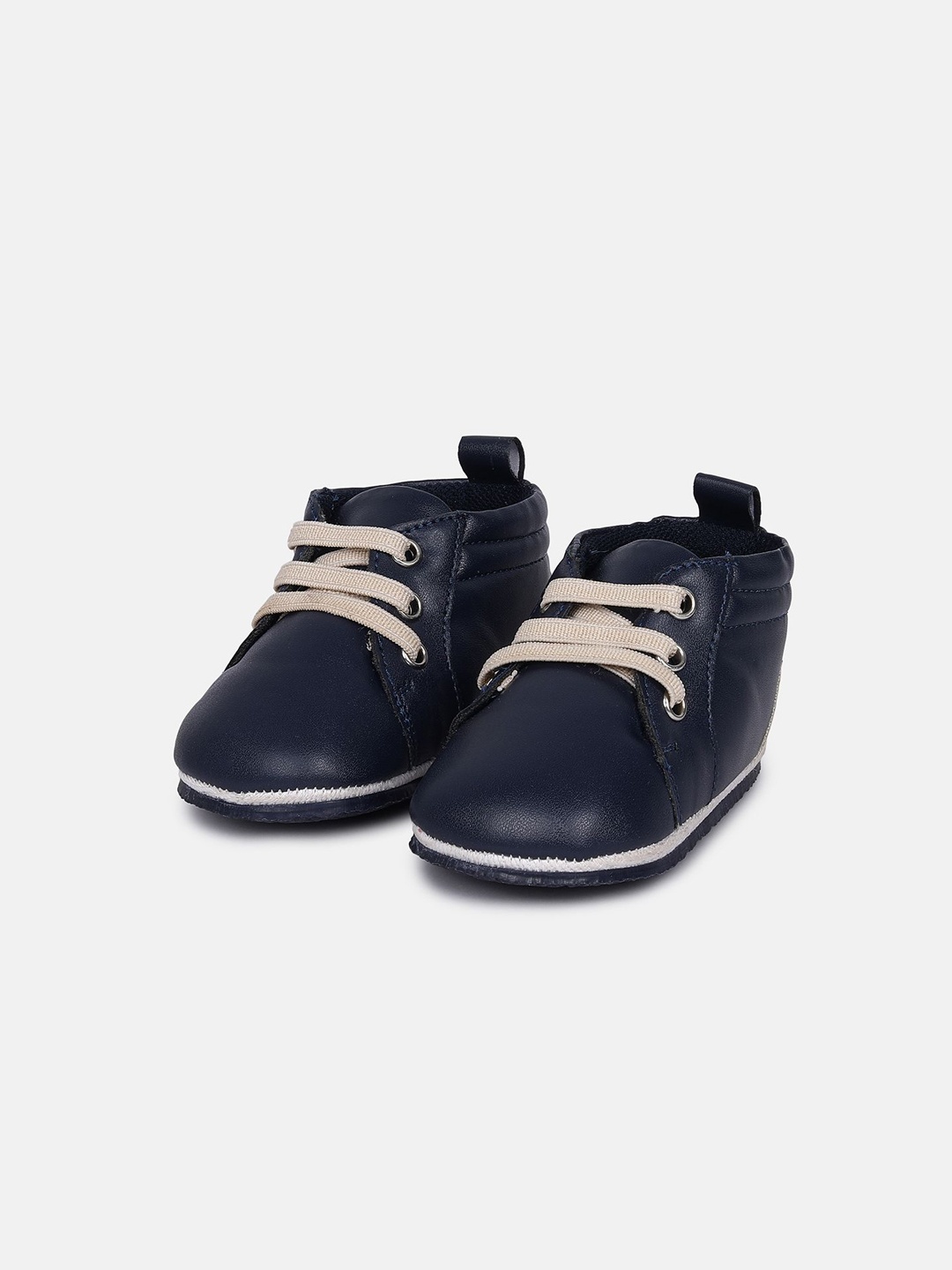 

MINI KLUB Boys Printed PU Sneakers, Navy blue