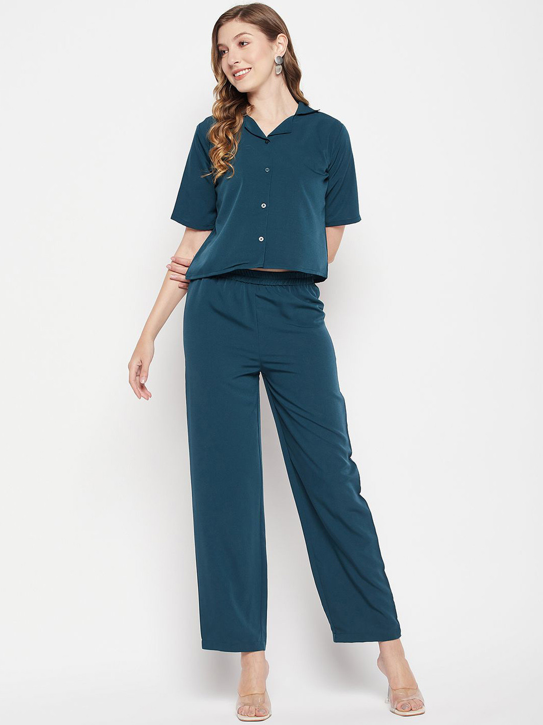 

Murcia Top With Trouser Co-Ords, Green