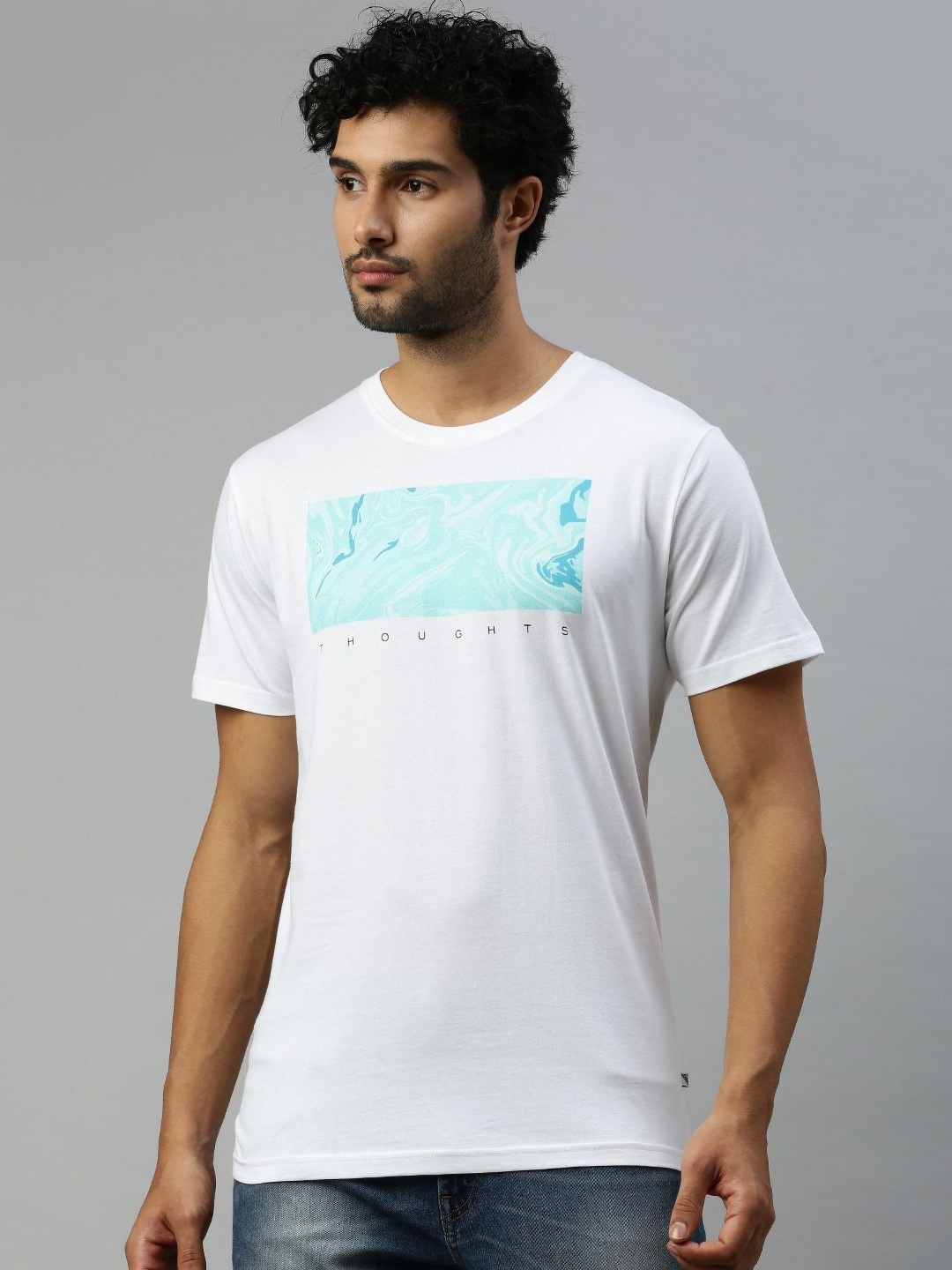 

Unibro Men Typography 2 Printed Applique T-shirt, Blue
