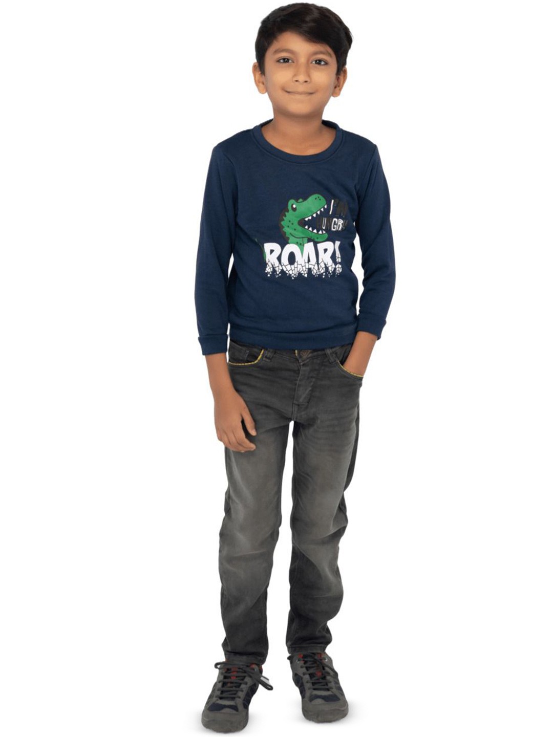 

BAESD Boys Printed Sweatshirt, Blue