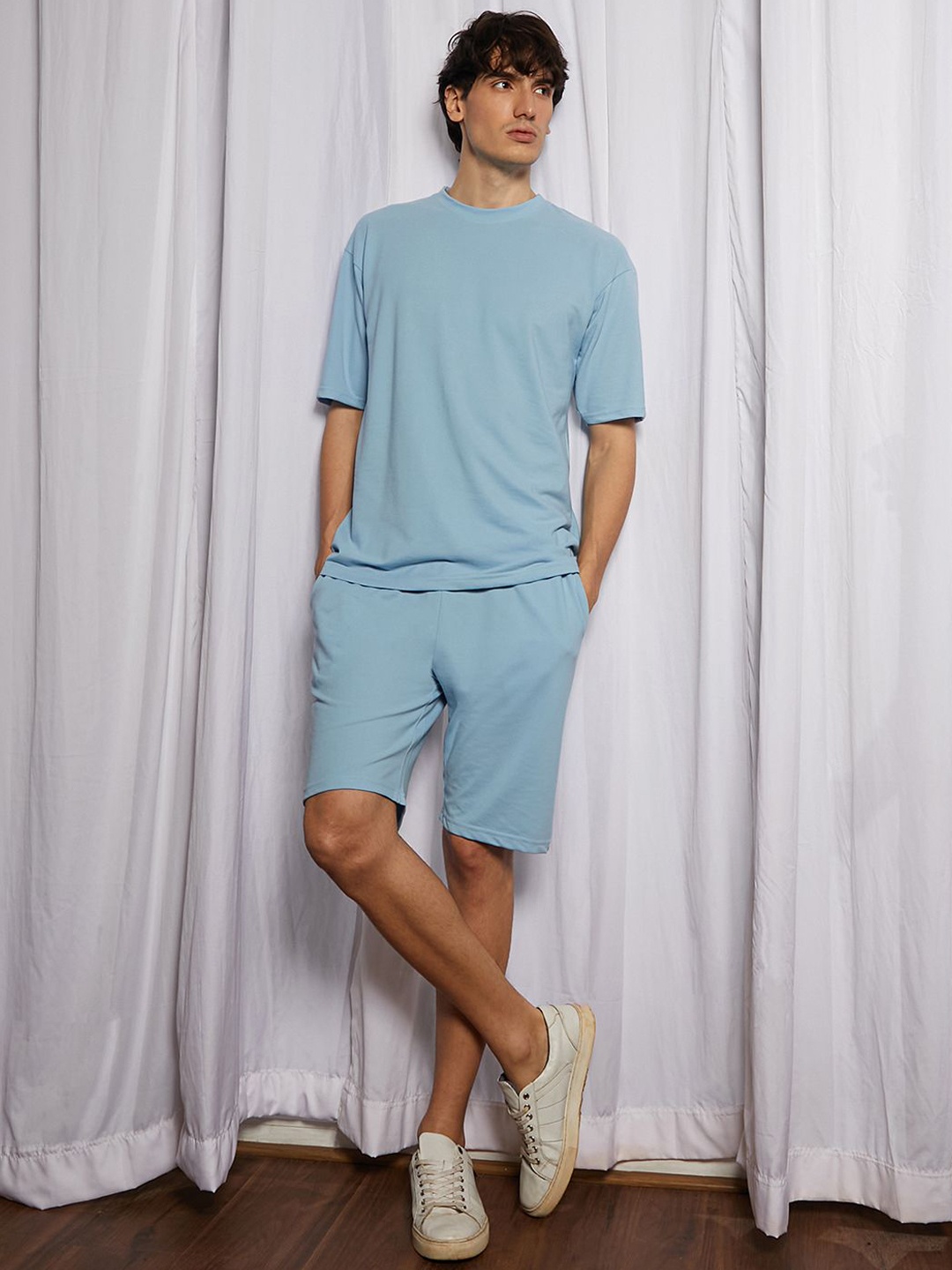 

Campus T-Shirt With Shorts Co-Ords, Blue