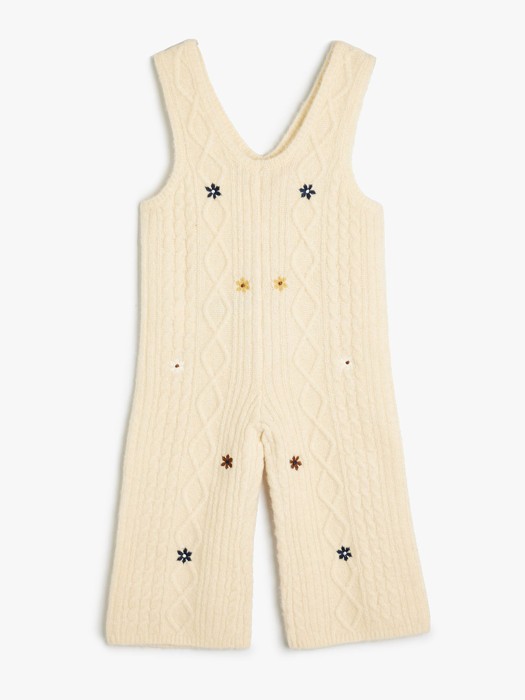 

Koton Infant Girls Self Designed Rompers, Beige