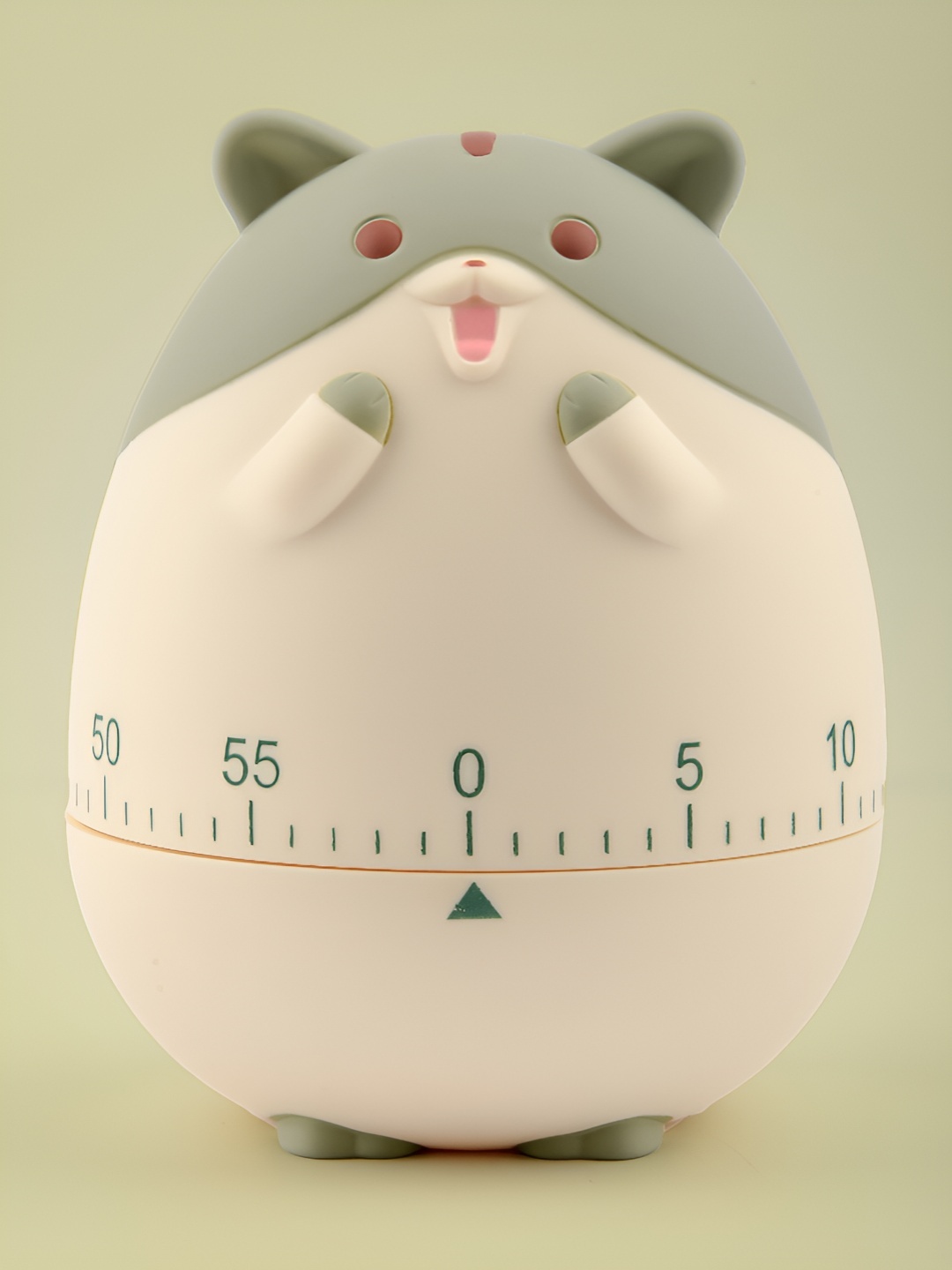 

COMICSENSE Green & Beige Colourblocked Animal Shaped Traditional Alarm Clock