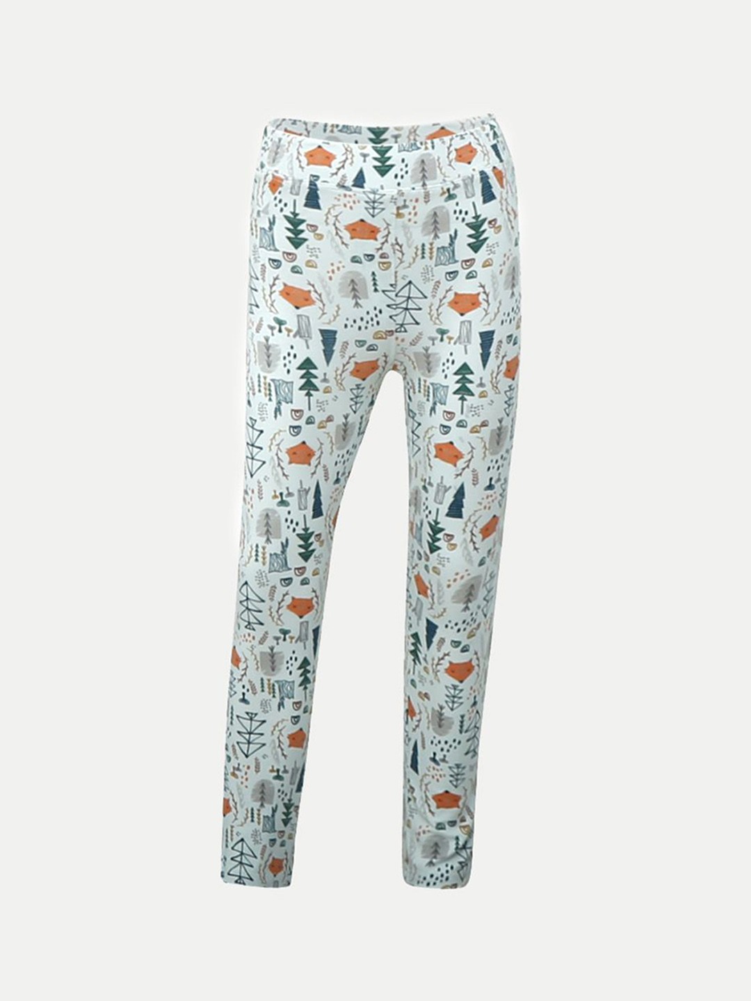 

BAESD Girls Printed Ankle-Length Leggings, Blue