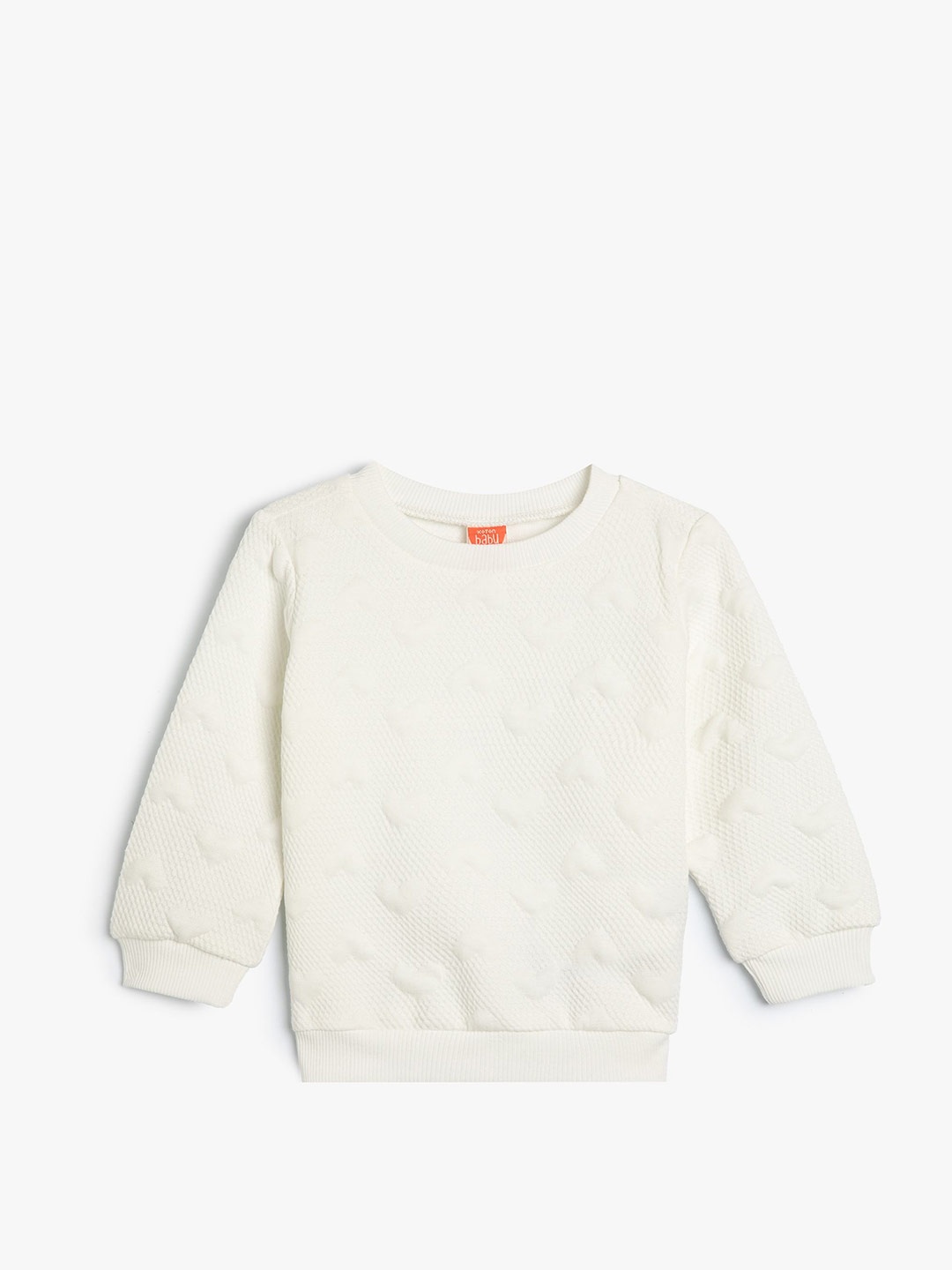 

Koton Girls Solid Sweatshirt, Beige