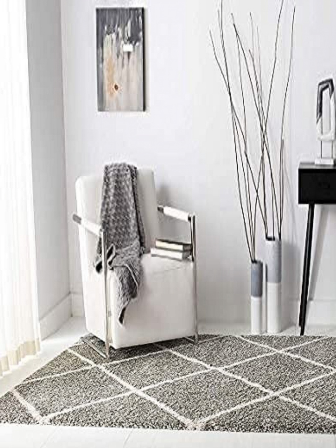 

Banchmark Home Furnishings Brown Geometric Handmade Polypropylene Carpet