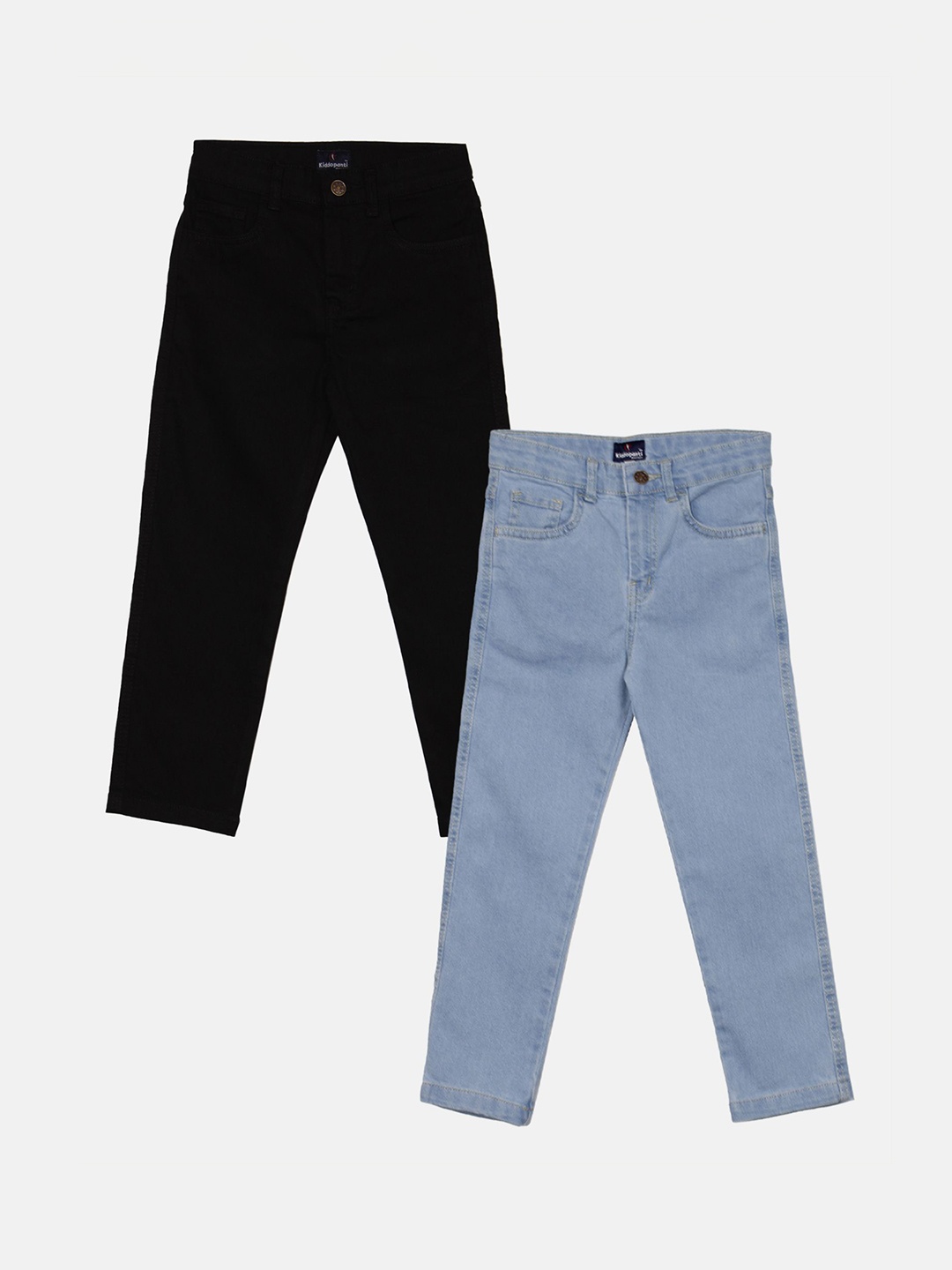 

KiddoPanti Boys Jean Stretchable Jeans, Black