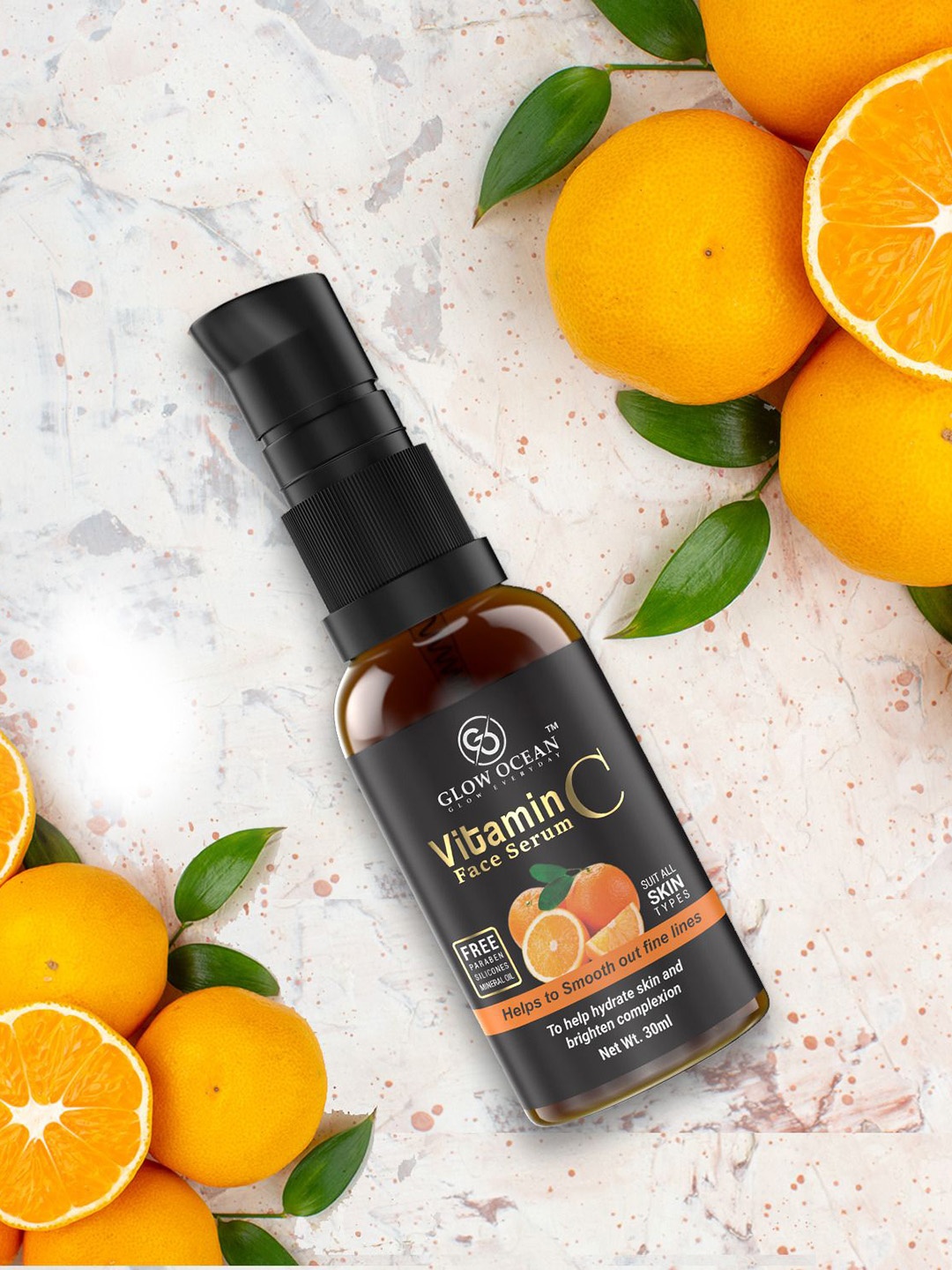 

Glowocean Anti-Aging Vitamin C Serum - 30 ml, Black