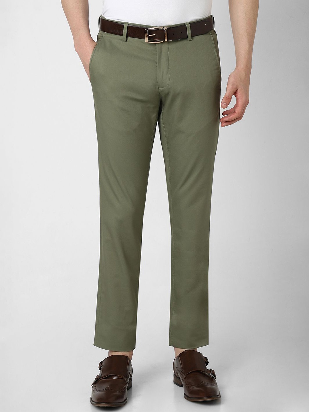 

Van Heusen Sport Men Slim Fit Trousers, Olive