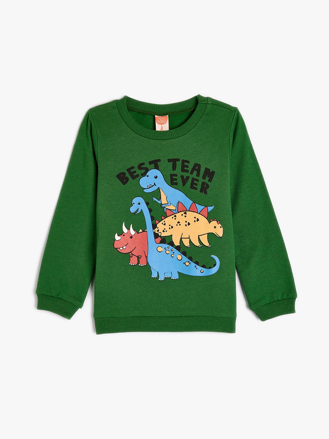 

Koton Boys Graphic Printed Sweatshirt, Green