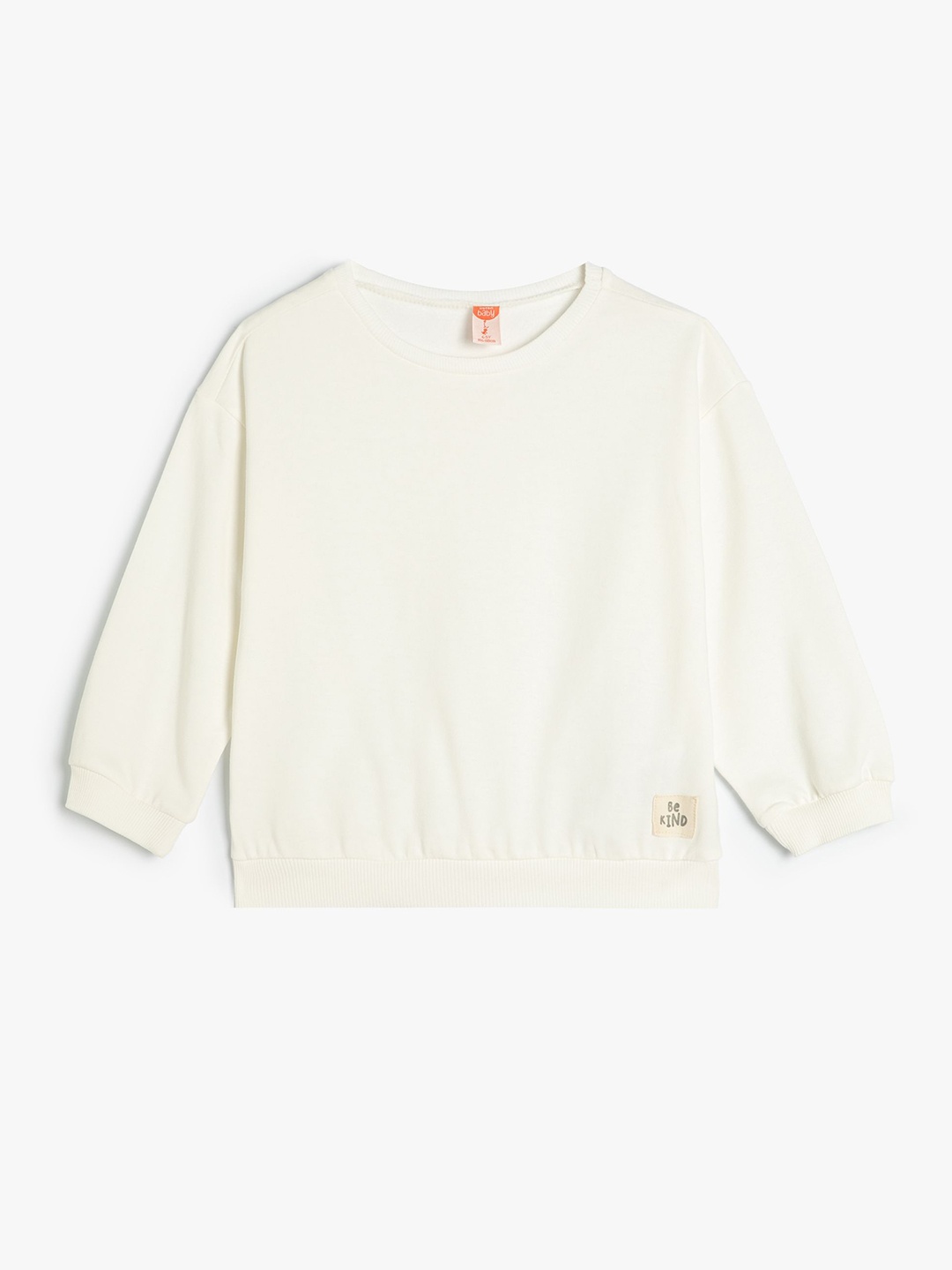 

Koton Girls Solid Sweatshirt, Beige