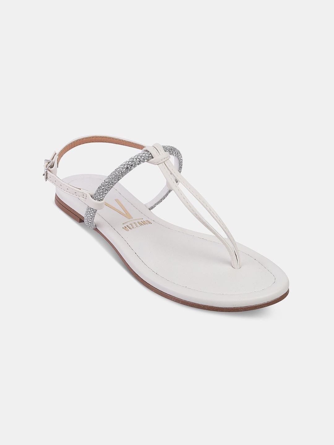 

Vizzano Women Ethnic T-Strap Flats, Silver