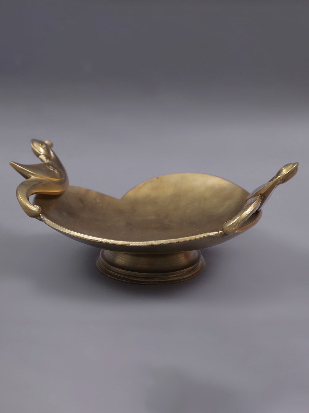 

Exotic India Bronze Decorative Fruit Bowl, Gold