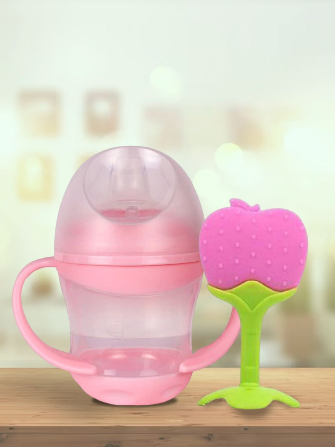 

Kidbea Silicone Baby Sipper, Pink