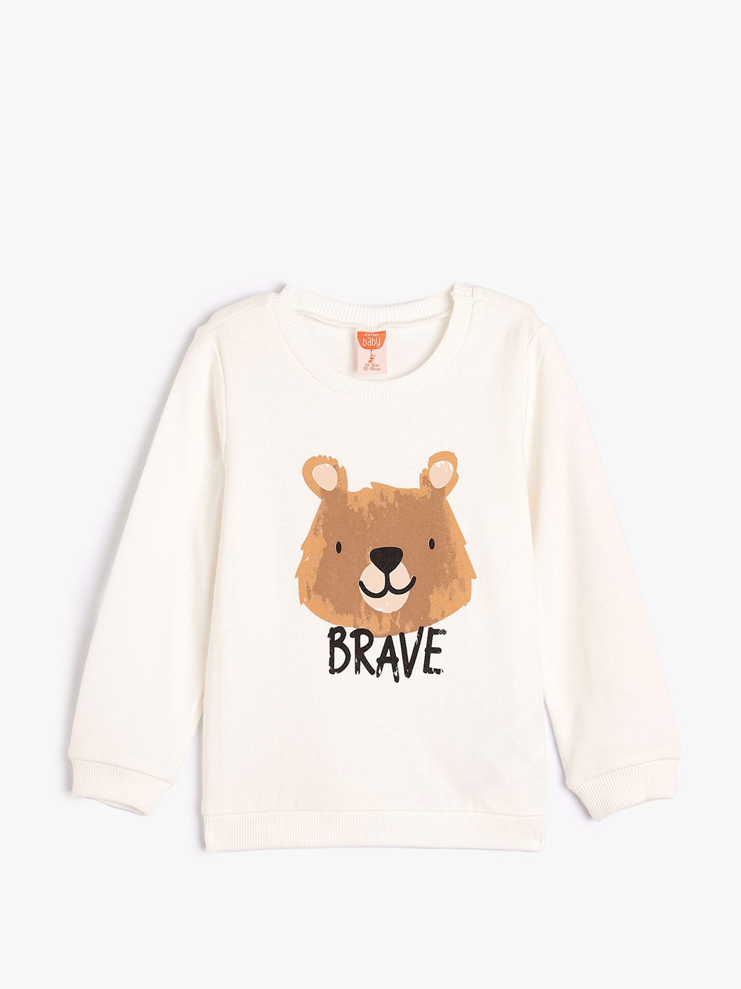 

Koton Boys Graphic Printed Sweatshirt, Beige