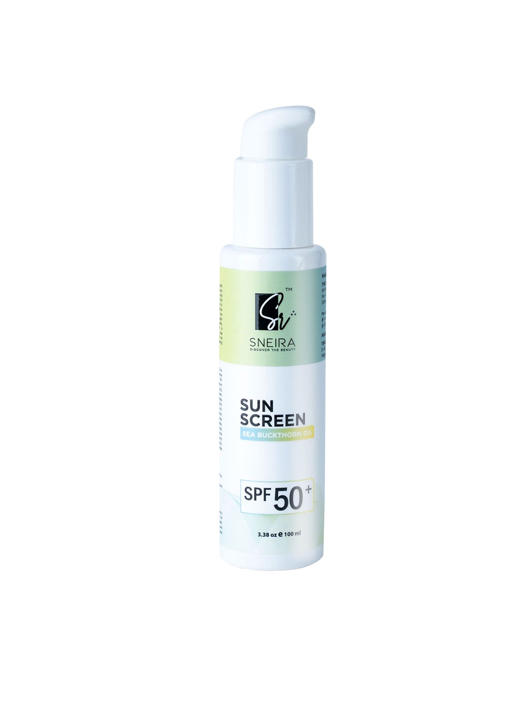 

SNEIRA Sea Buckthorn Oil Anti-Pollution Sunscreen With SPF 50+ 100ml, White