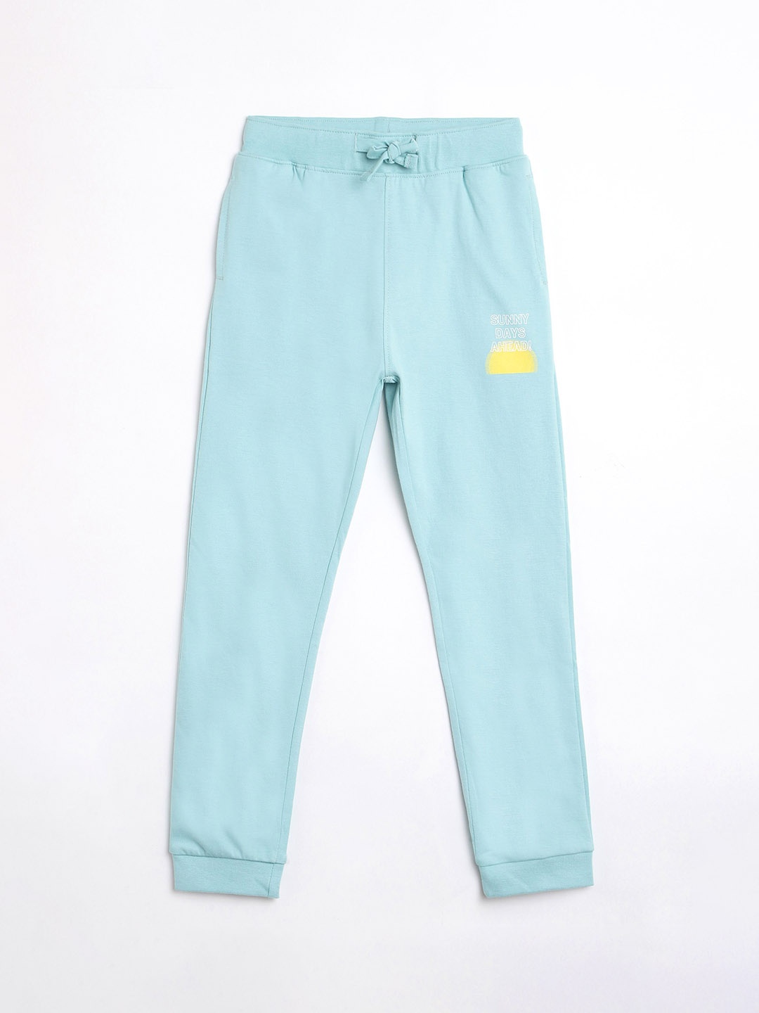 

Campana Girls Pure Cotton Mid-Rise Joggers, Blue