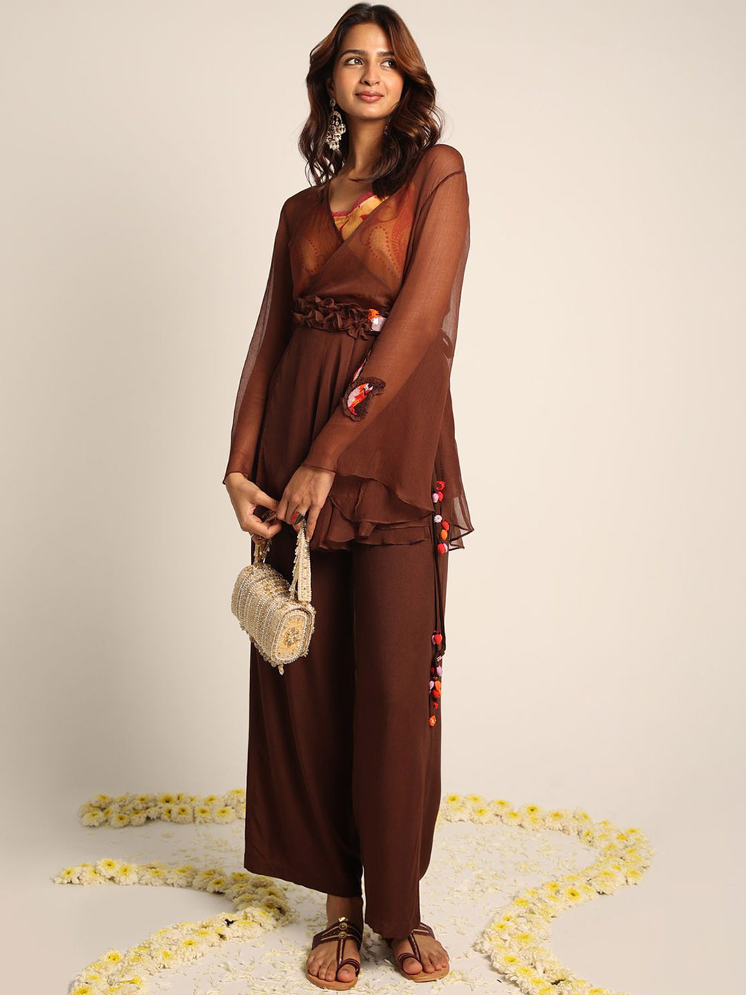 

Style Junkiie Women Longline Outdoor Tailored Jacket, Brown