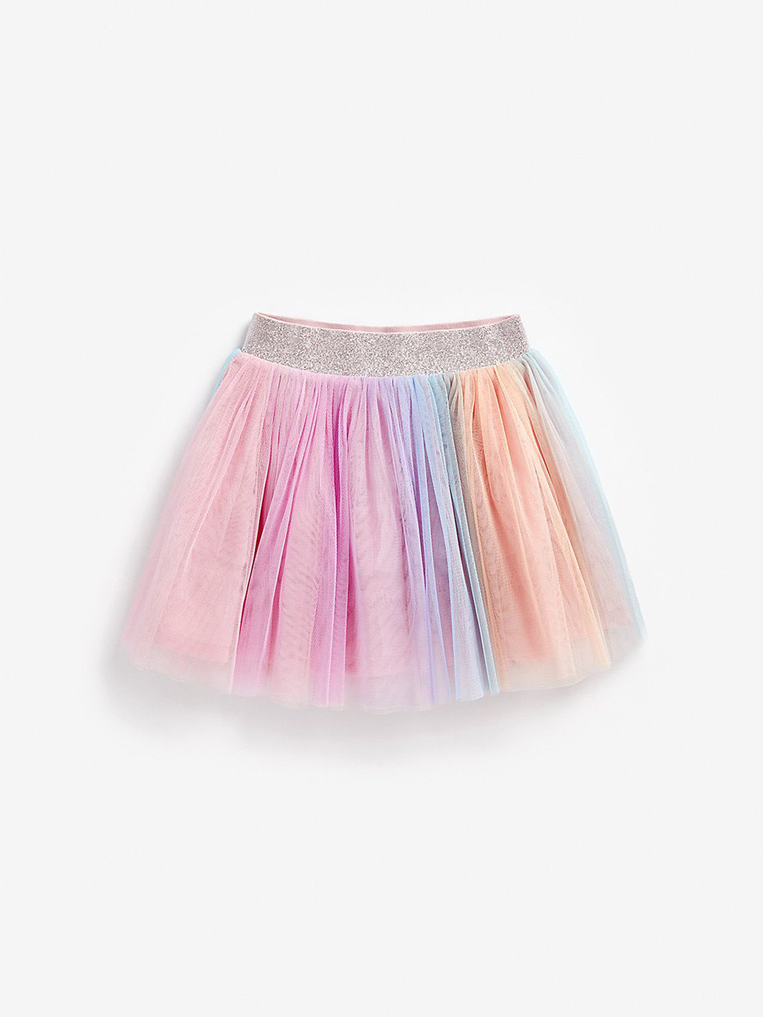 

mothercare Girls A-Line Knee Length Ombre Skirt, Pink
