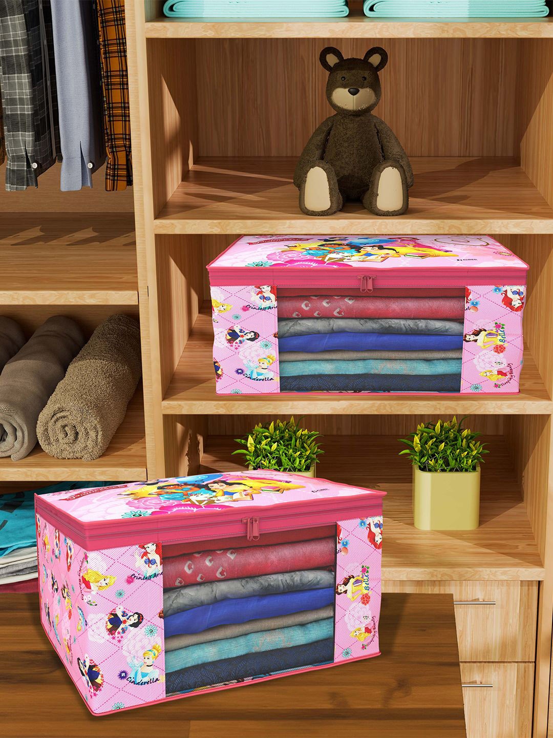 

Kuber Industries Pink Set of 24 Regular Drawer Organiser Organisers