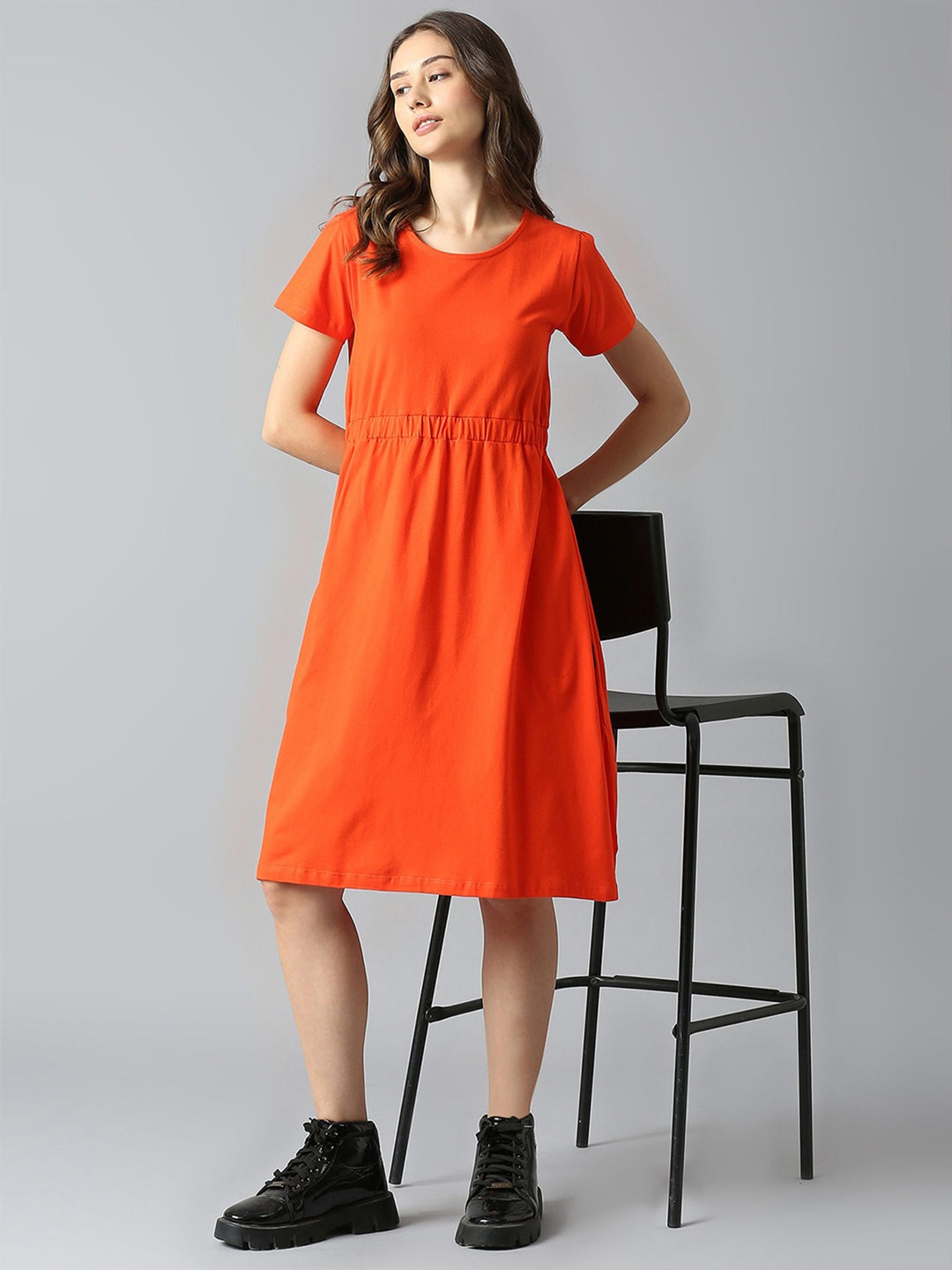 

Dream of Glory Inc Fit & Flare Dress, Orange