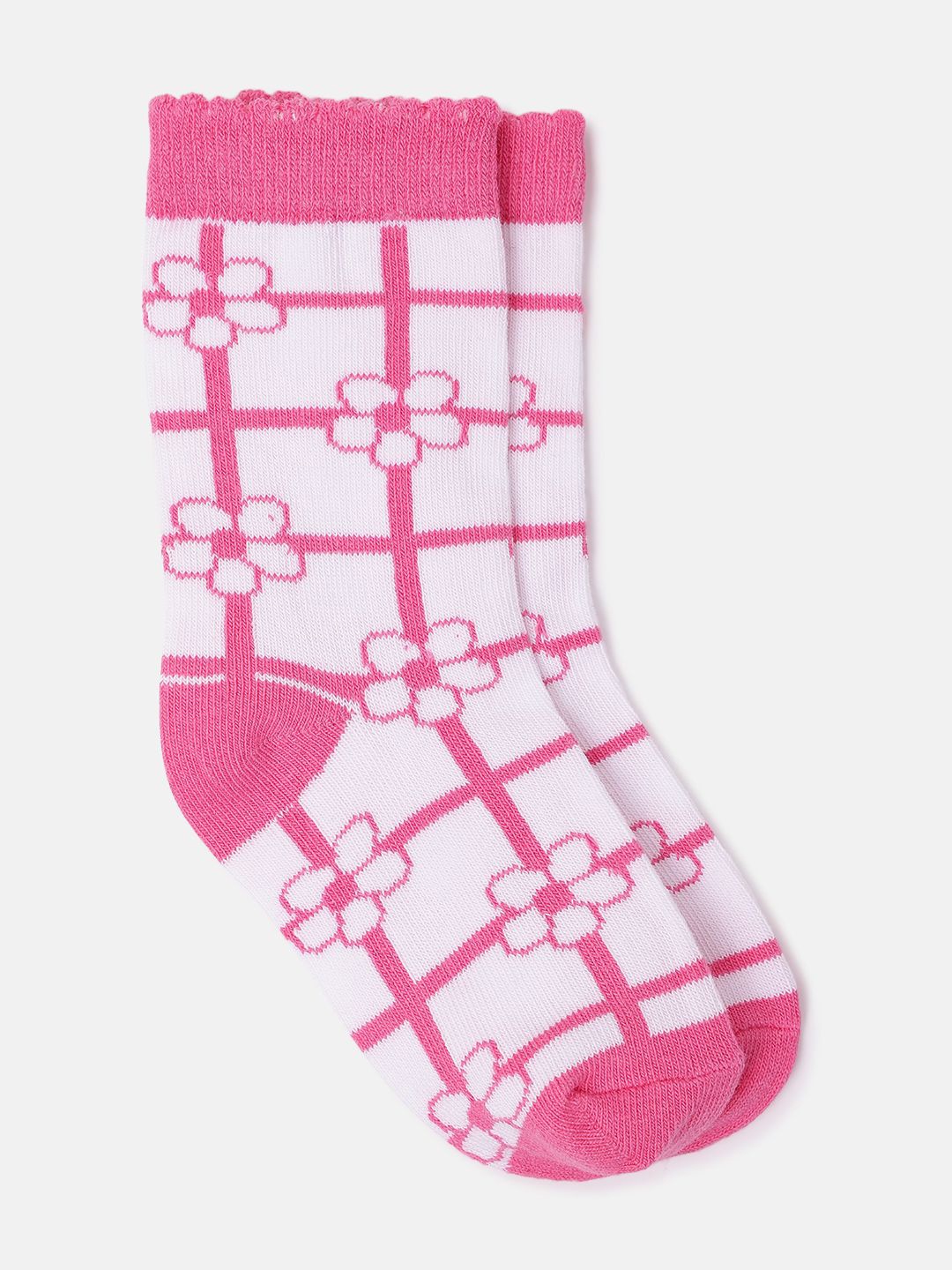 

Blue Giraffe Girls Above Ankle Socks, Rose