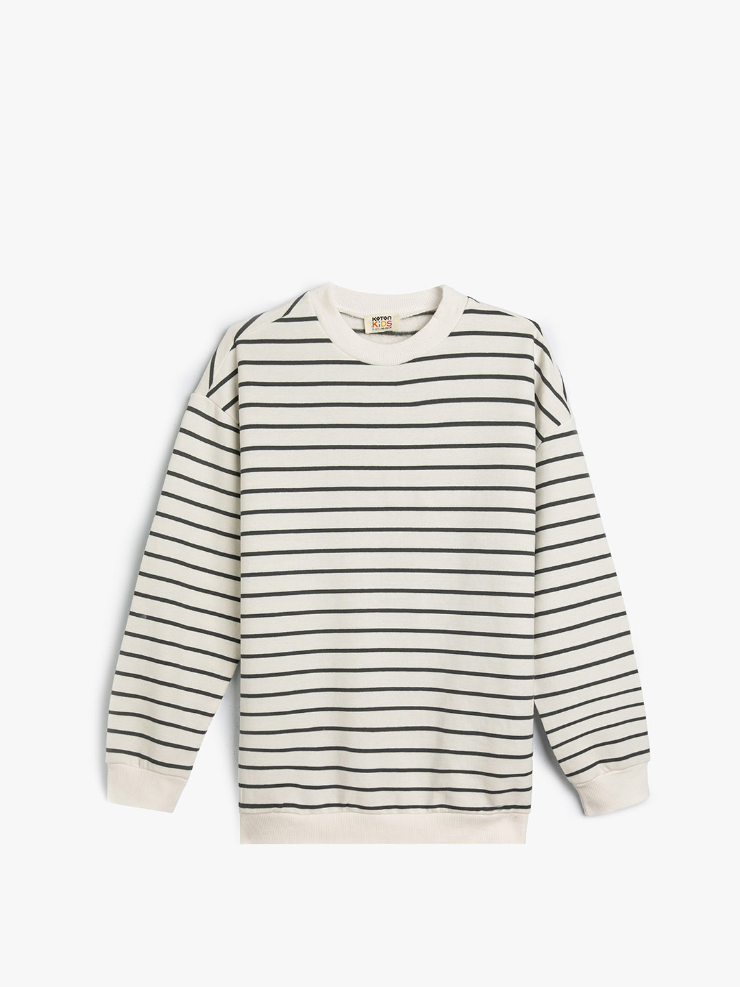 

Koton Boys Striped Sweatshirt, Beige