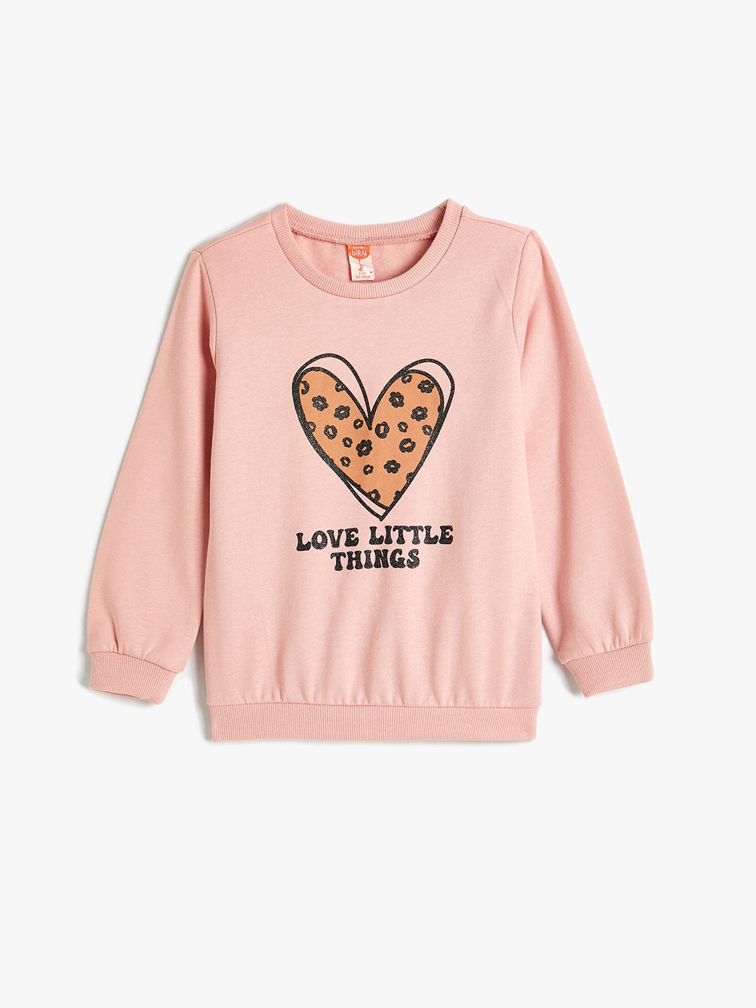 

Koton Girls Graphic Printed Sweatshirt, Pink