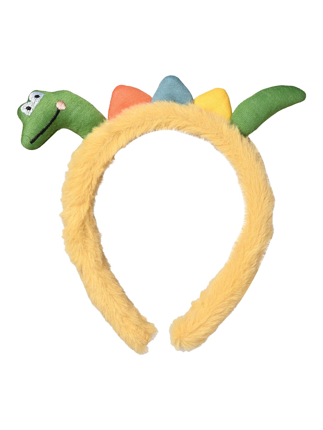 

Radhu & Kabby Women Fur Hairband, Yellow