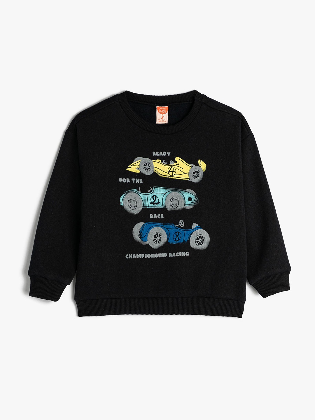 

Koton Boys Graphic Printed Sweatshirt, Black