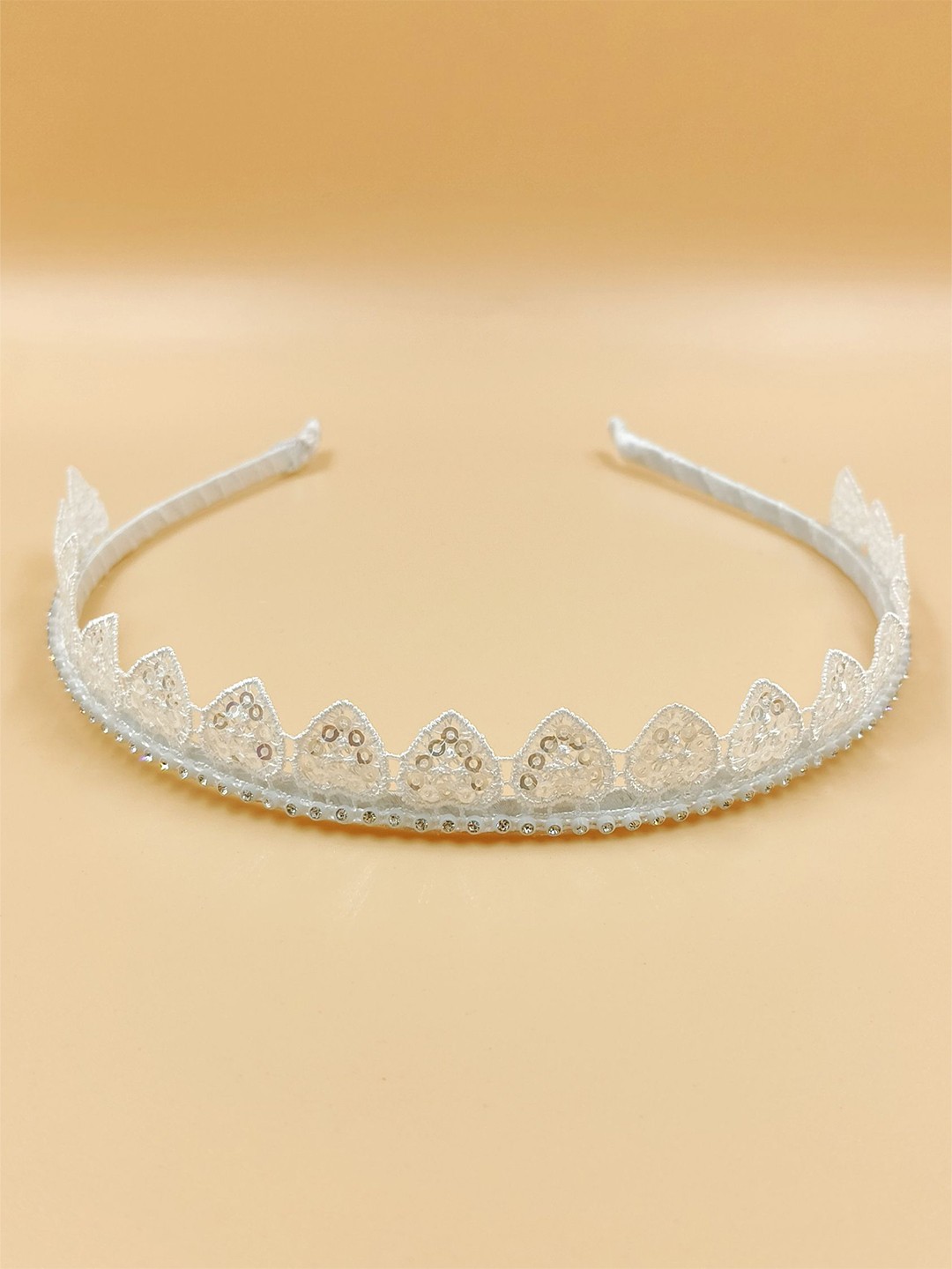 

Choko Girls Lace Hairband, White