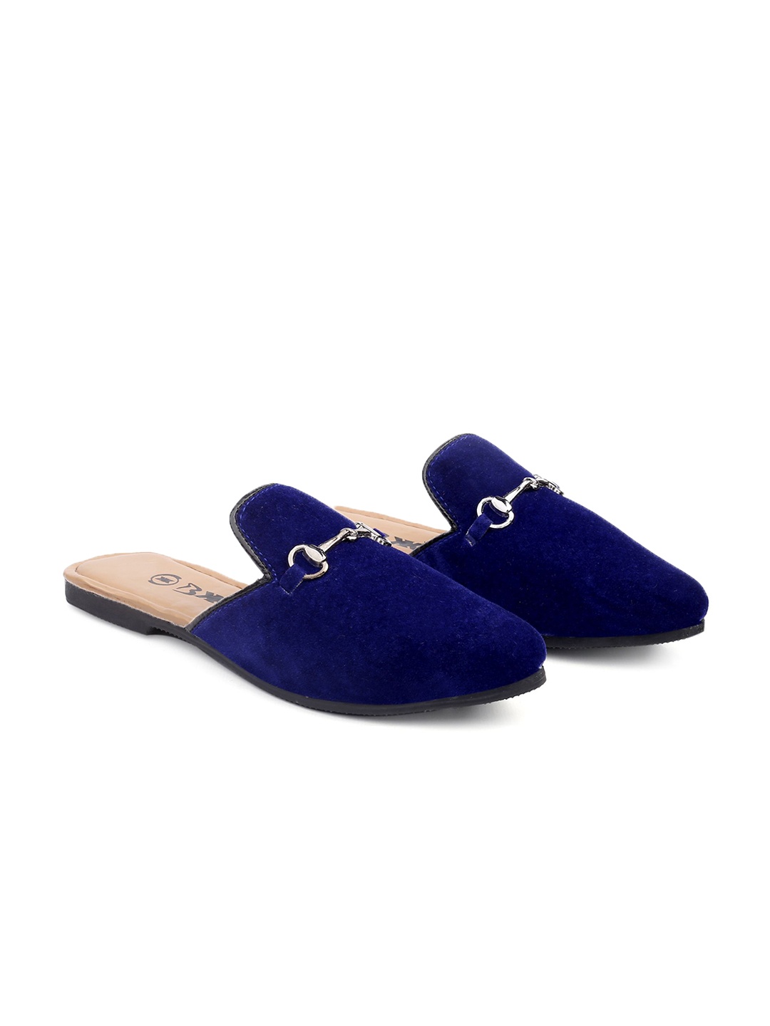 

Bxxy Men Textured Suede Loafers, Blue
