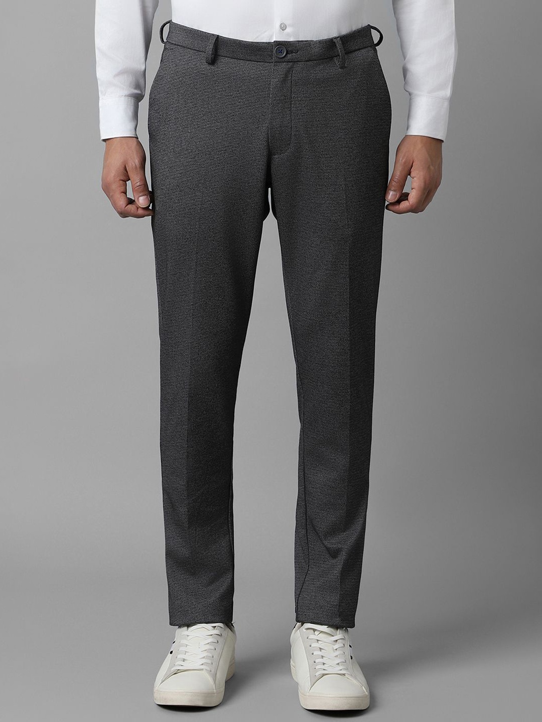 

Louis Philippe Sport Men Slim Fit Trousers, Grey