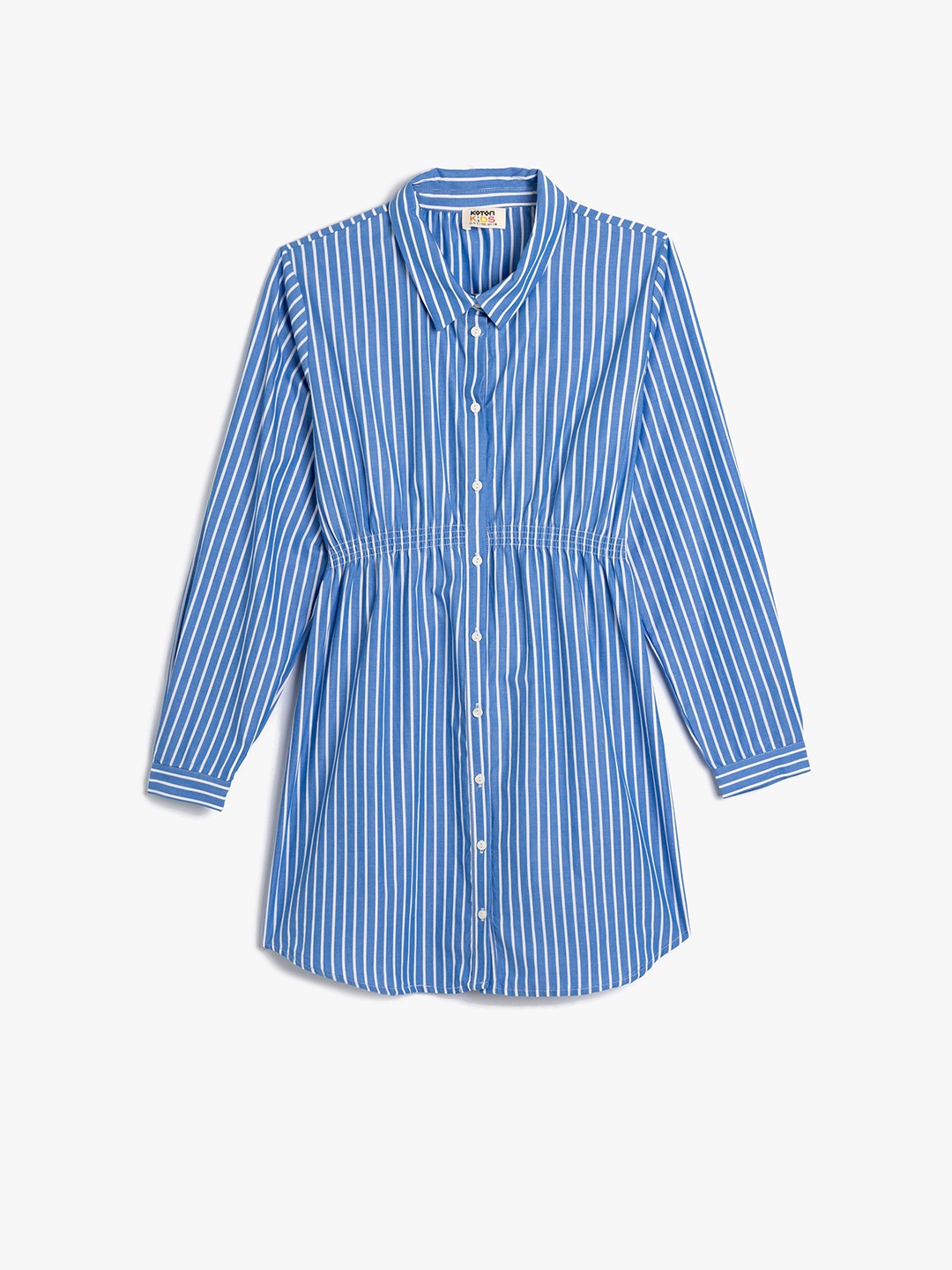 

Koton Striped Shirt Dress, Blue