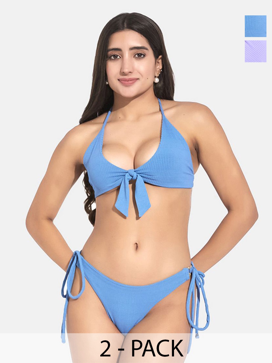 

SECRETS BY ZEROKAATA Pack Of 2 Assorted Swim Bikini Set