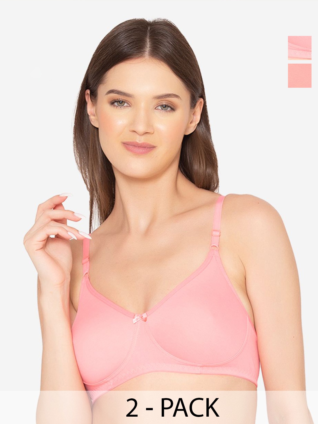 

GROVERSONS Paris Beauty Full Coverage Non Padded Bra, Peach