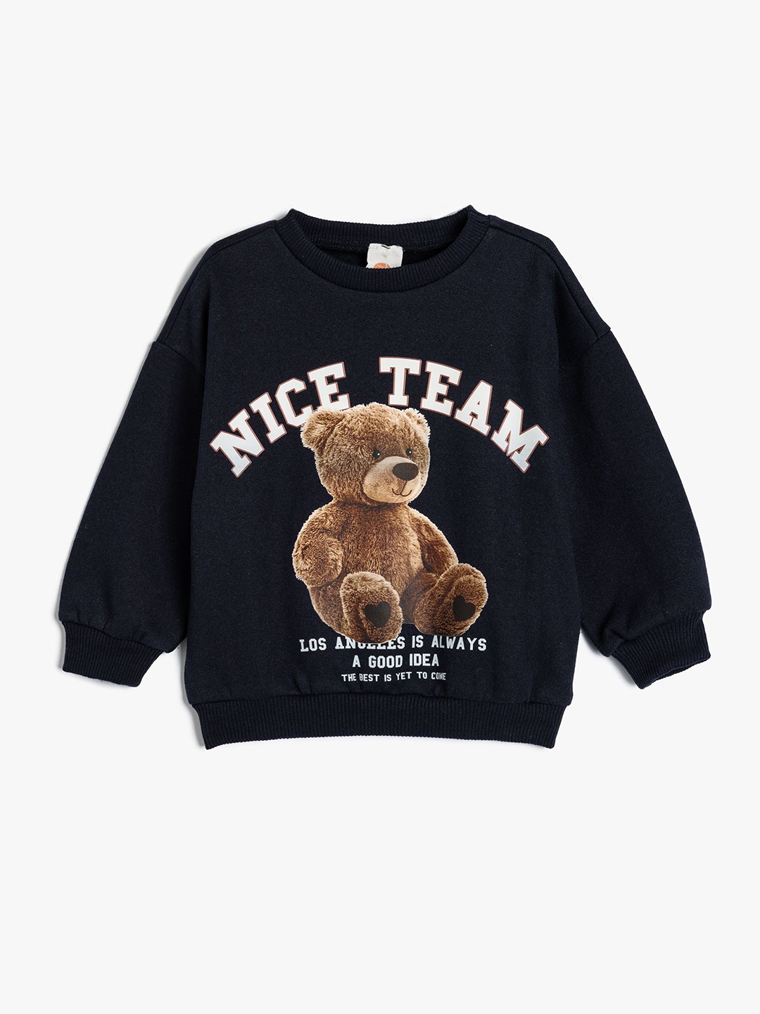 

Koton Girls Graphic Printed Sweatshirt, Navy blue